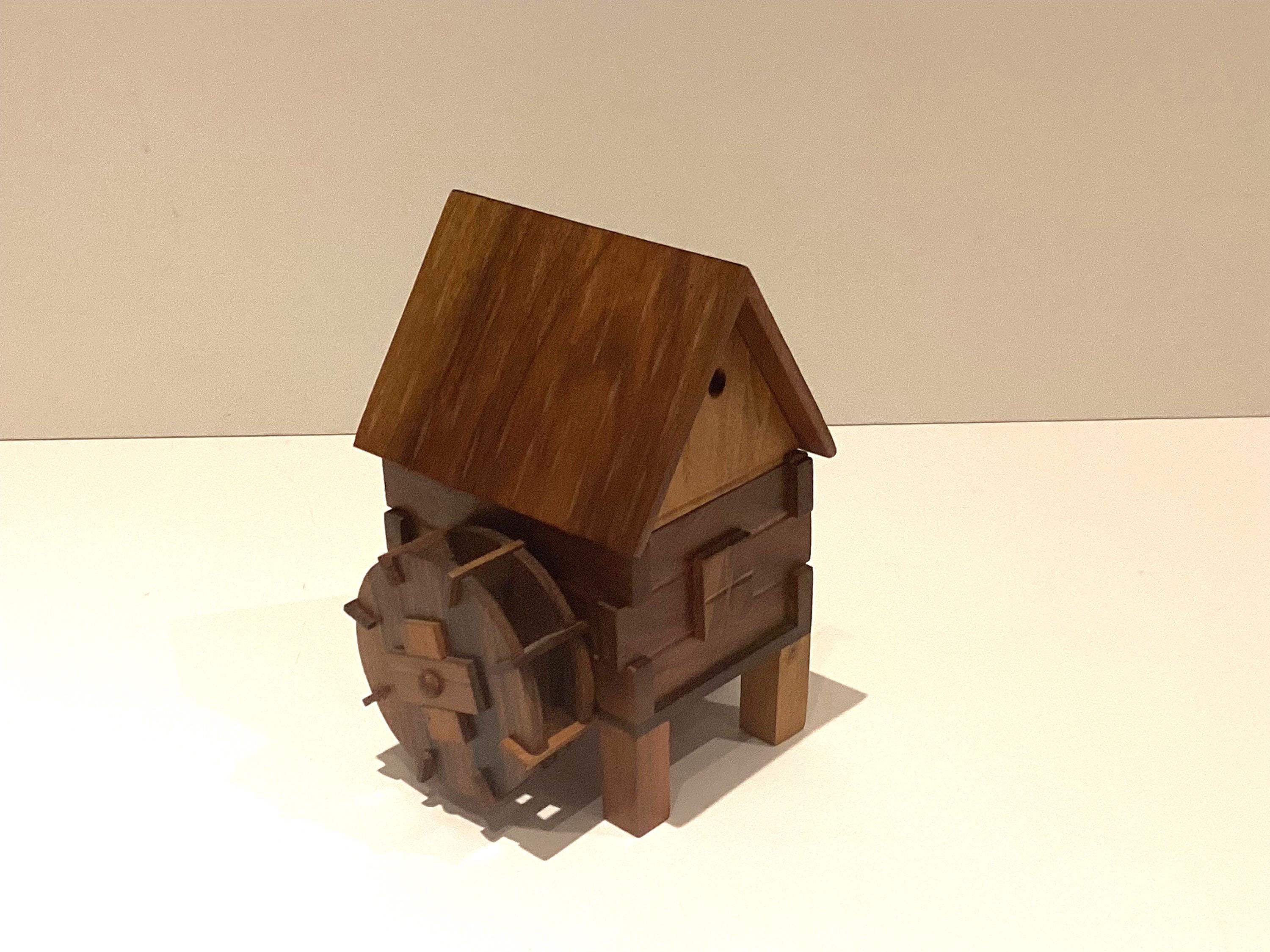 Vintage Music Box | 1950s Reuge Swiss Water Mill, Working Musical Jewelry Box — photo 2 of 7