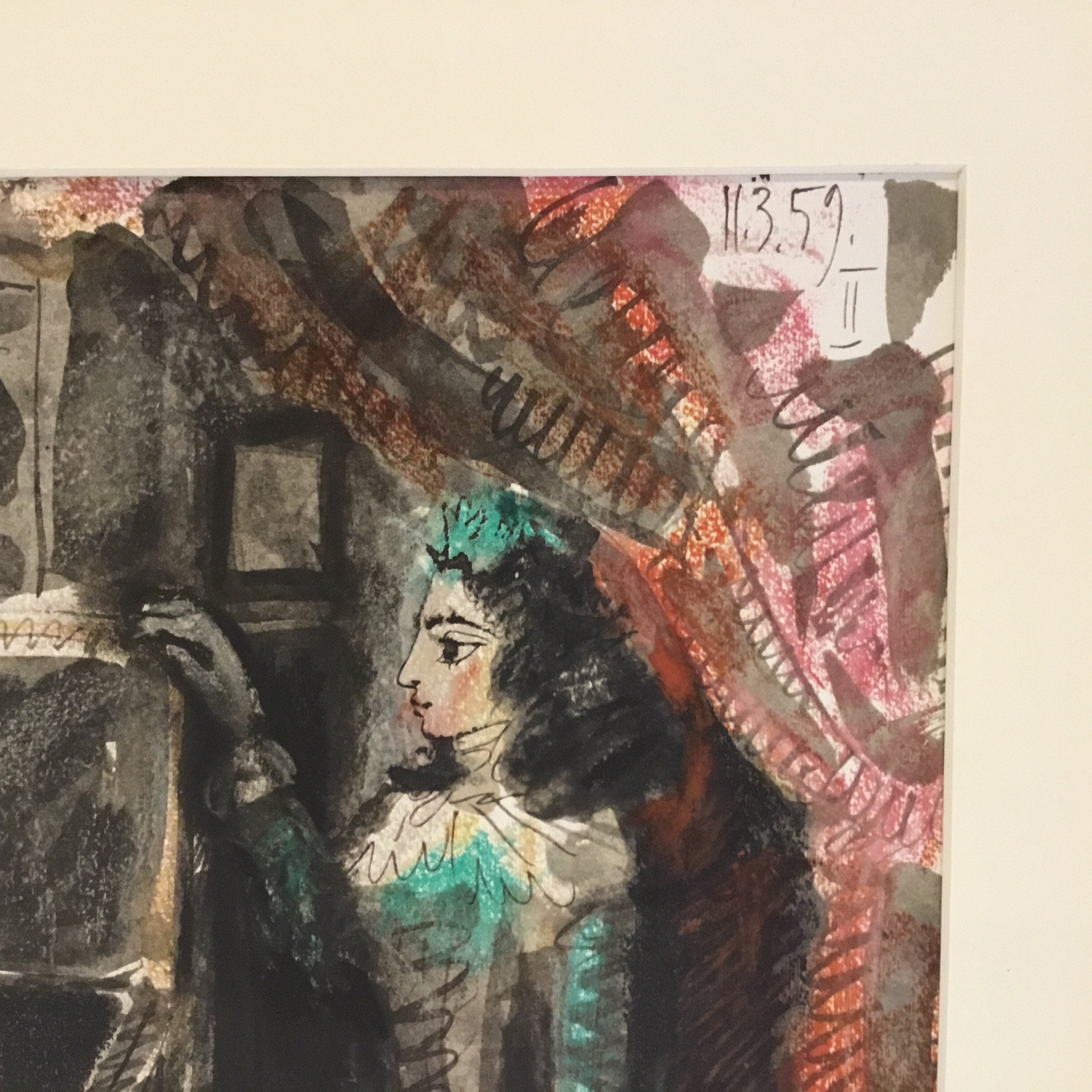 Vintage Art Print Picasso Lithograph (1960s) Jacqueline Toros y Toreros — photo 6 of 8