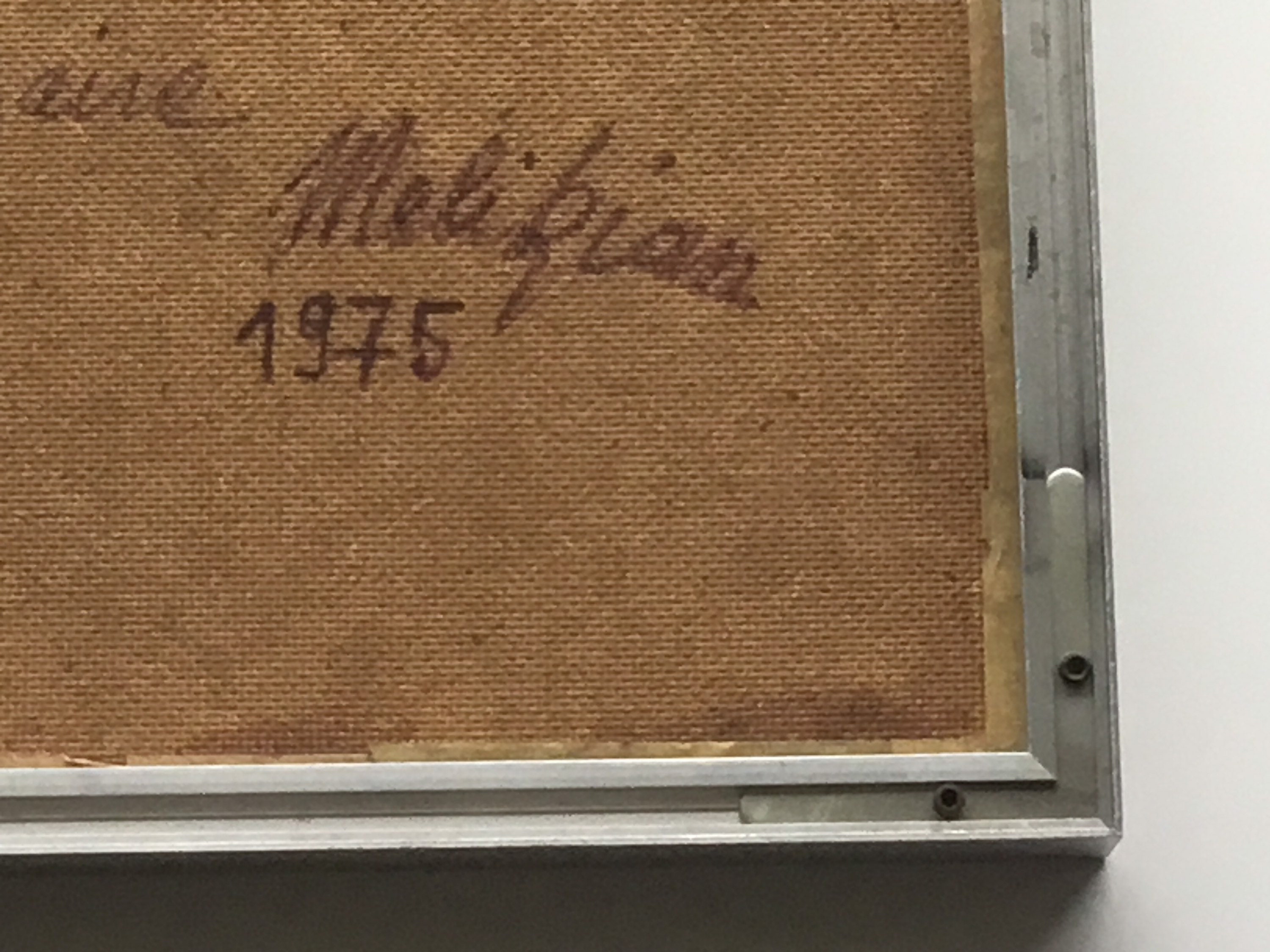 Vintage Bas Relief | Melikian Artist 1975 Silver Foil, Signed Ukrainian Wall Art — photo 6 of 6