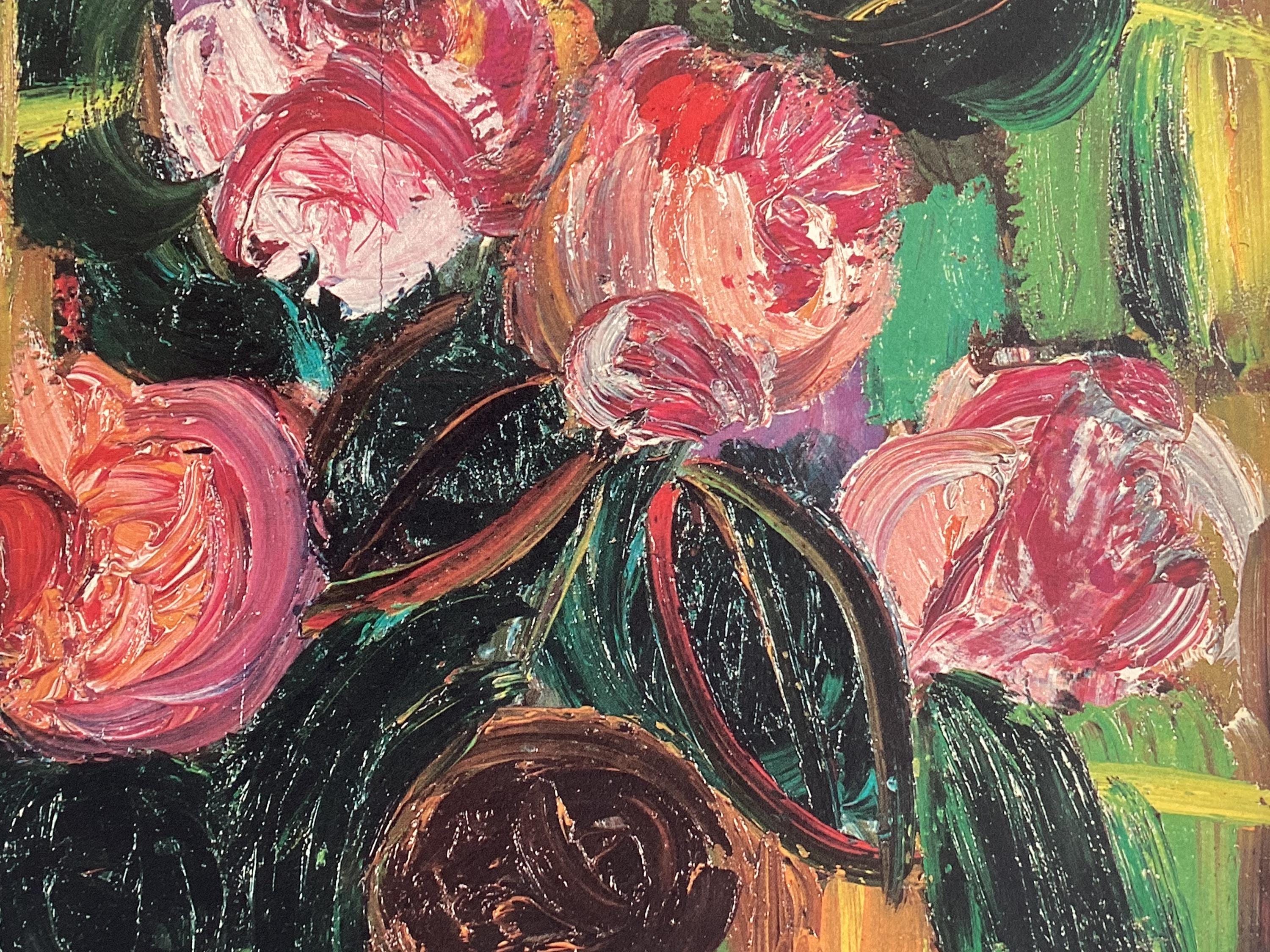 Vintage Serigrafia Cassinari | 1966 Fiori Materic Print, Framed with Passepartout — photo 9 of 10