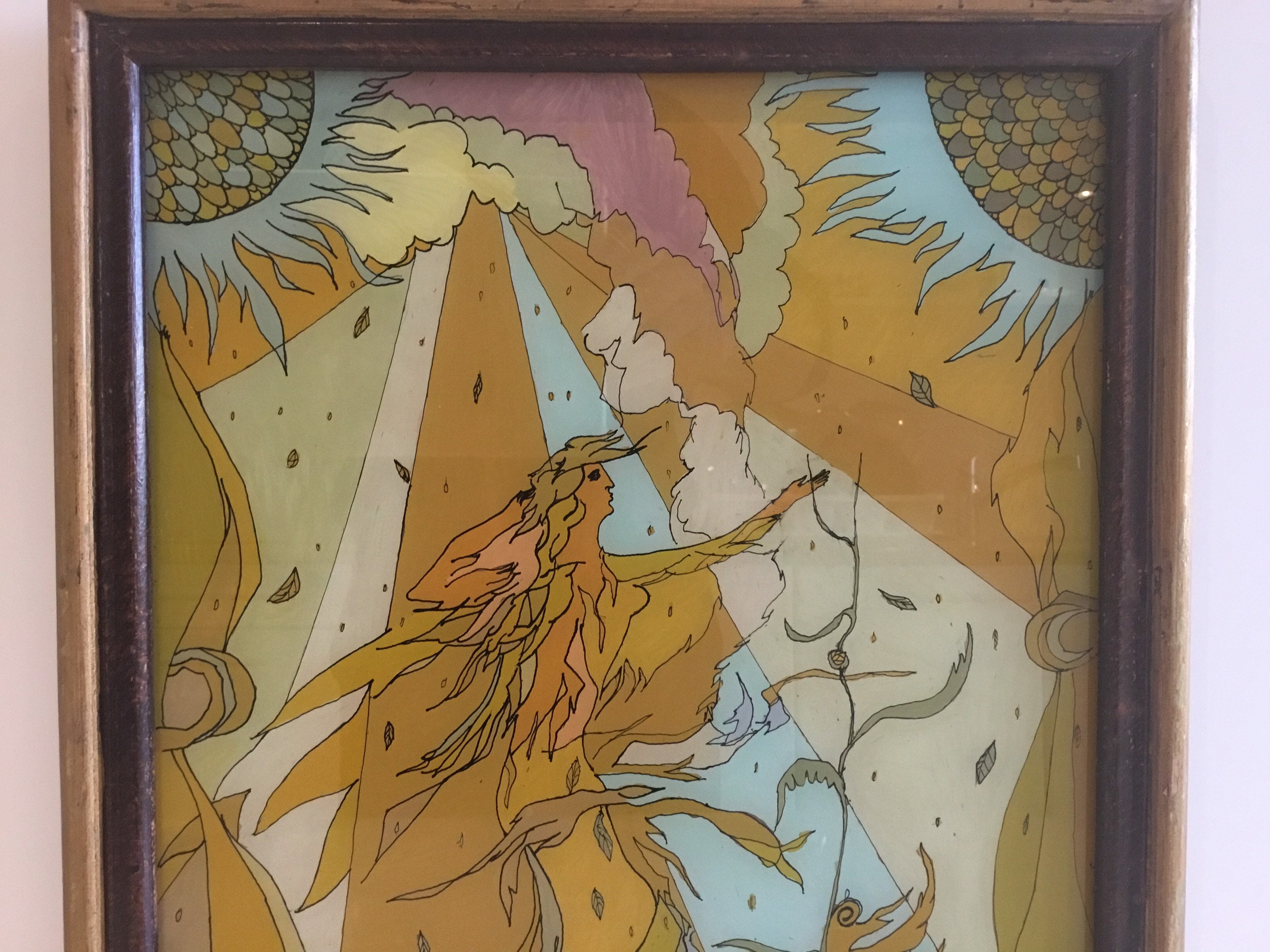 Orthodox Icon Hand-Painted On Reverse Glass (1980s) Made In Romania — photo 4 of 7