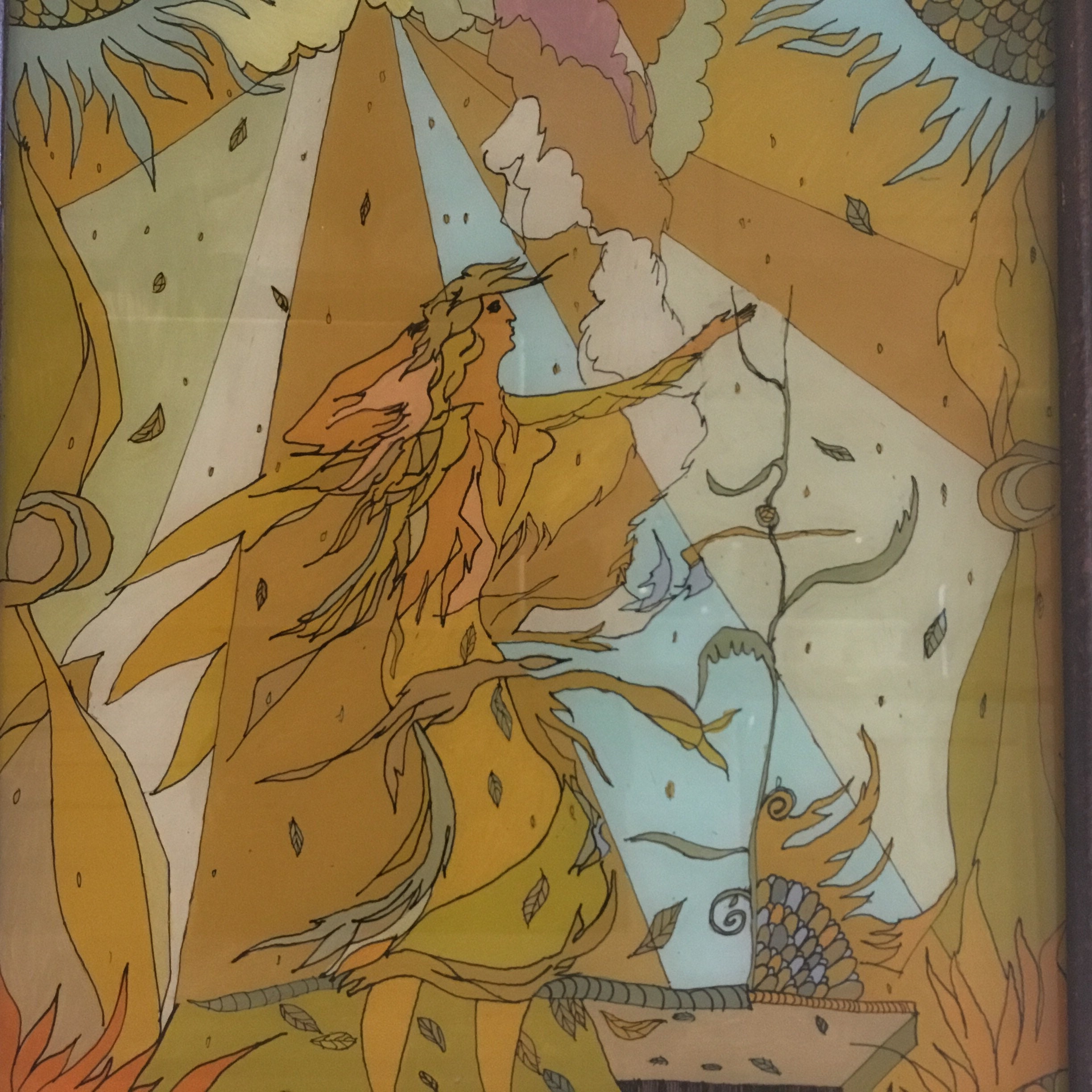 Orthodox Icon Hand-Painted On Reverse Glass (1980s) Made In Romania — photo 6 of 7