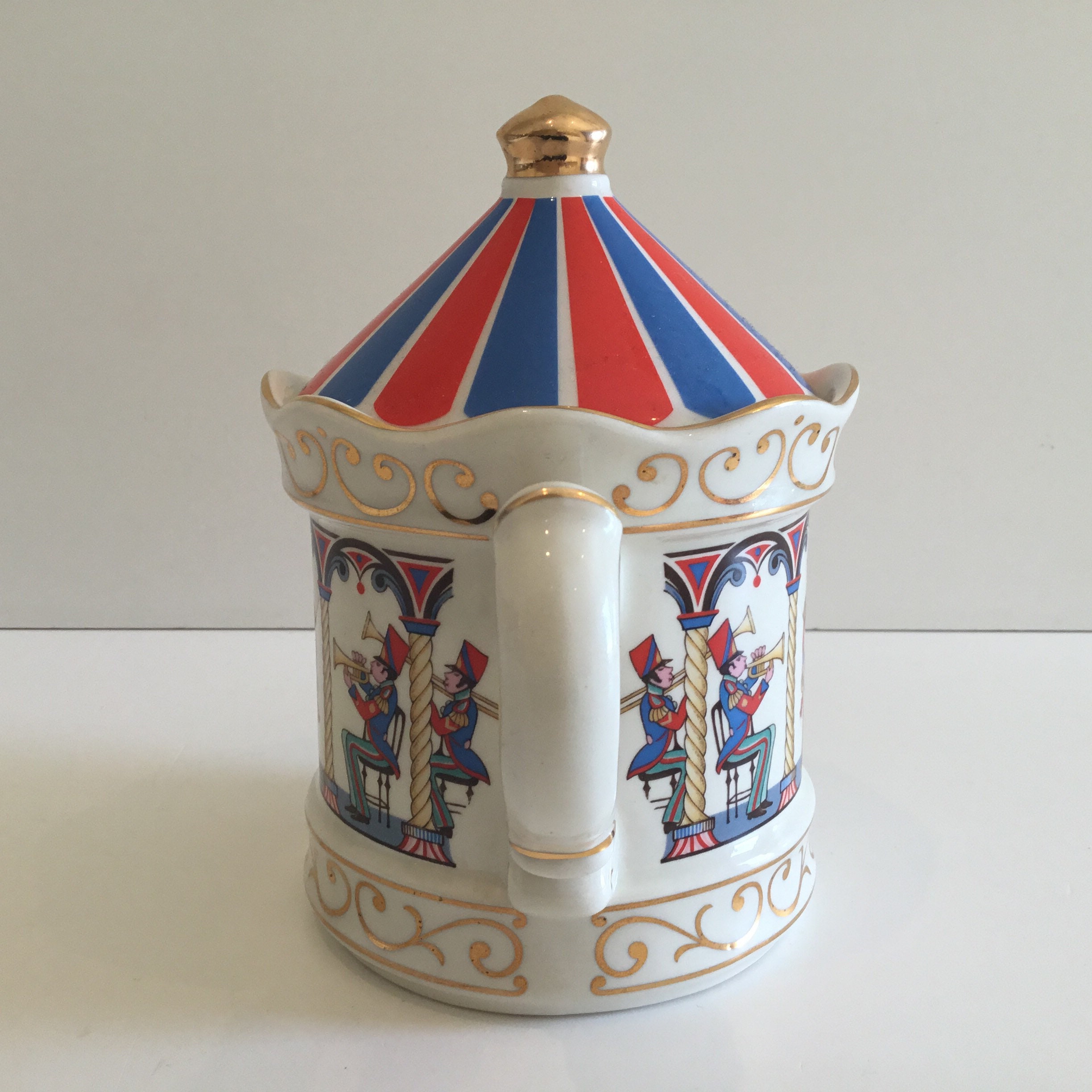 Vintage Ceramic Teapot – Sadler Staffordshire “Edwardian Band Stand” (1950s) Made in England — photo 5 of 8
