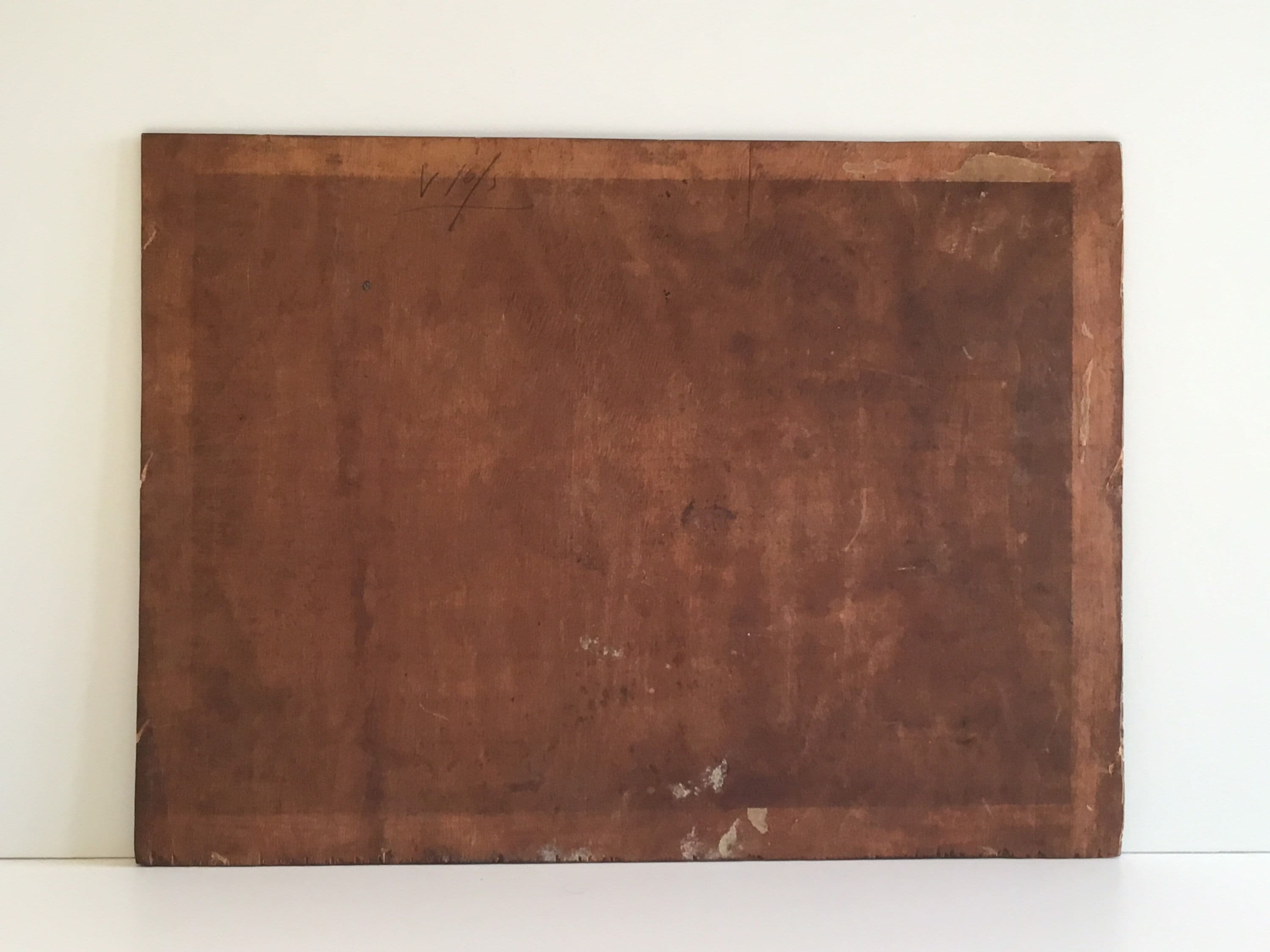 Vintage Landscape Painting | M. Carlier Habsburg 1900s, Austrian Oil on Wood Signed — photo 9 of 9