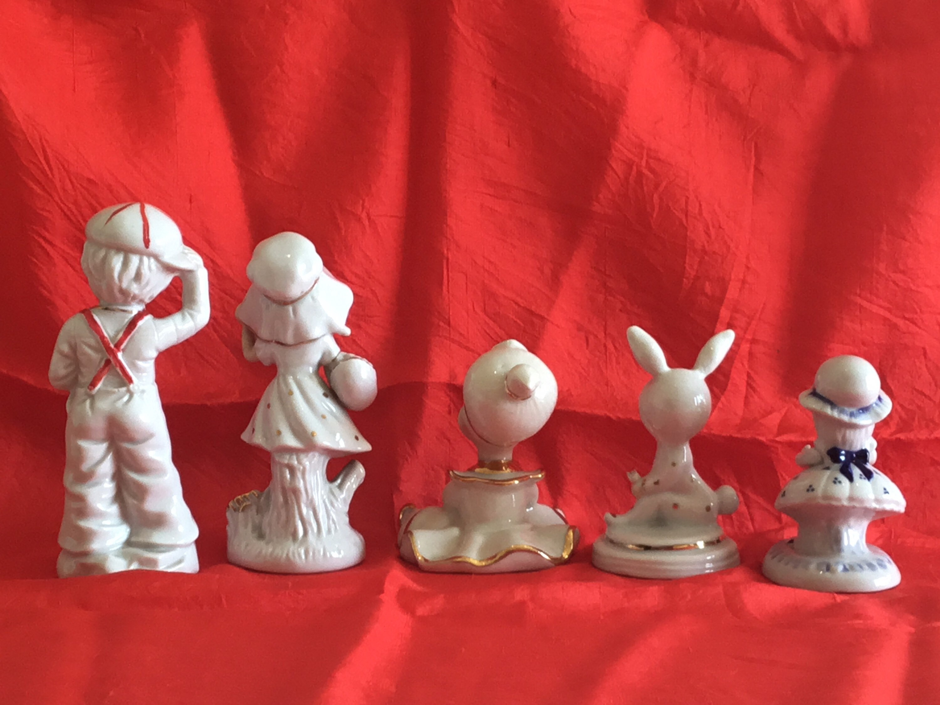 Vintage Porcelain Lot of Porcelain Figurines Capodimonte (1950s) — photo 3 of 7