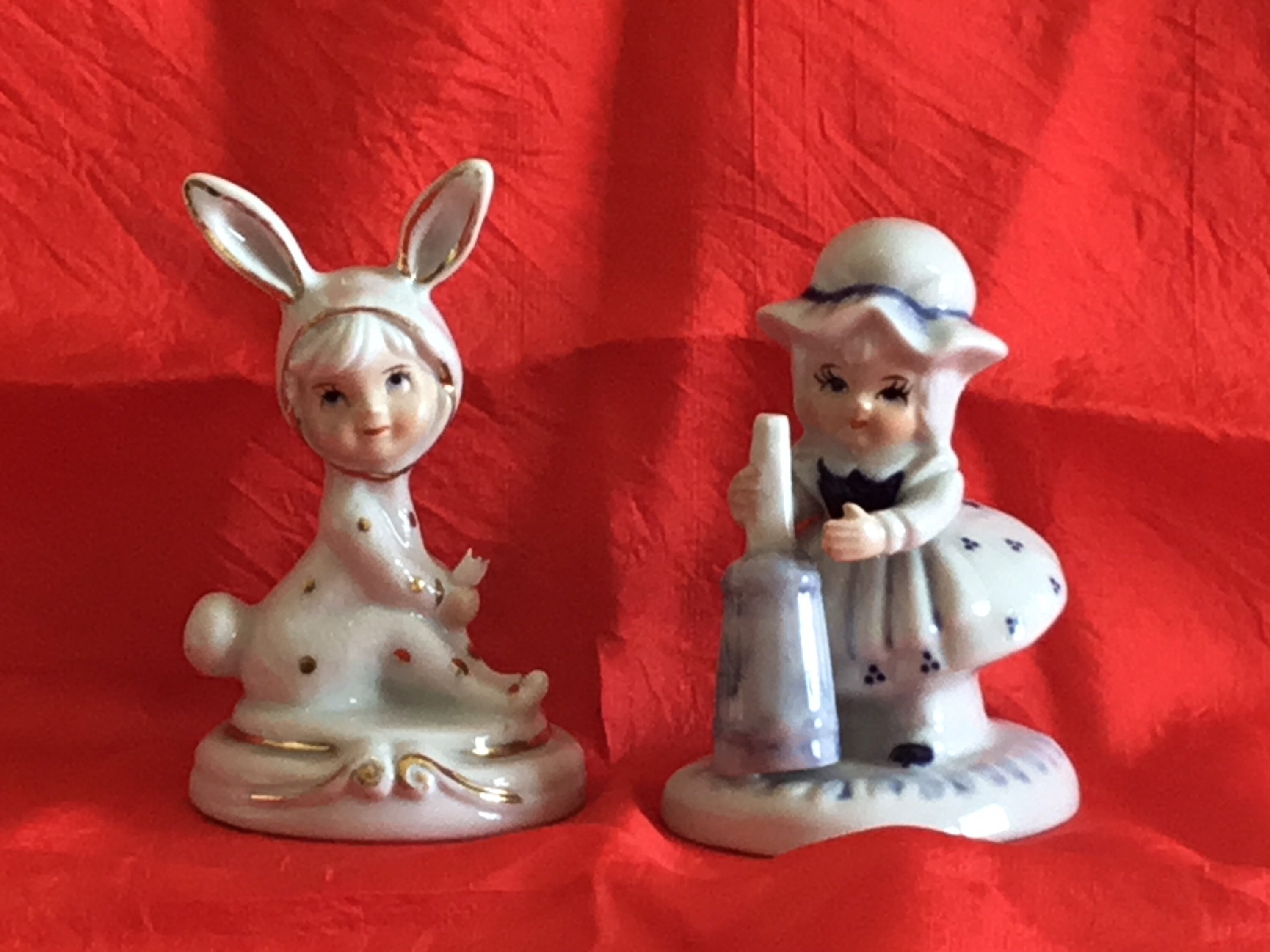 Vintage Porcelain Lot of Porcelain Figurines Capodimonte (1950s) — photo 5 of 7