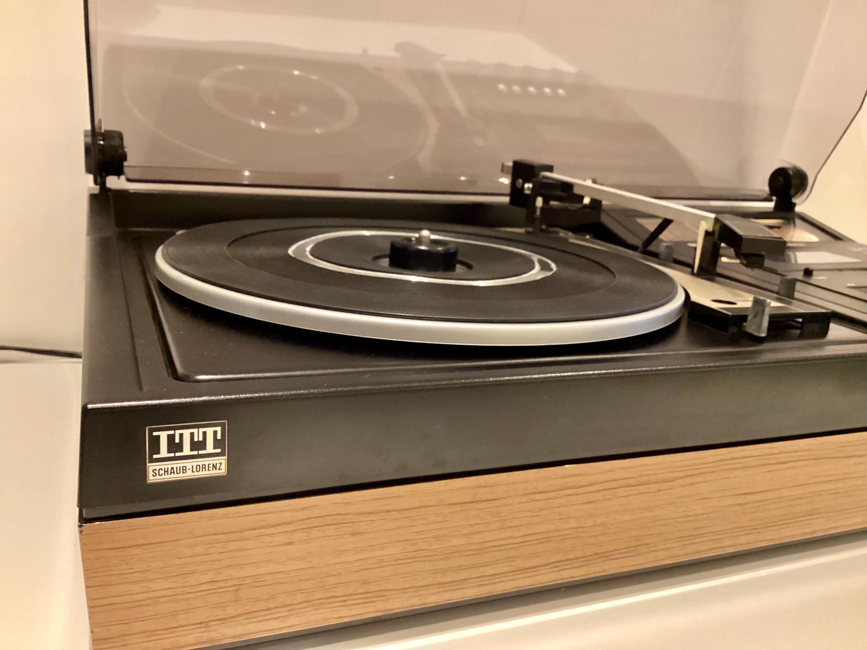Vintage Stereo ITT Schaul Lorenz 7100 (1970s) Germany, Radio Turntable Cassette, Working — photo 8 of 11