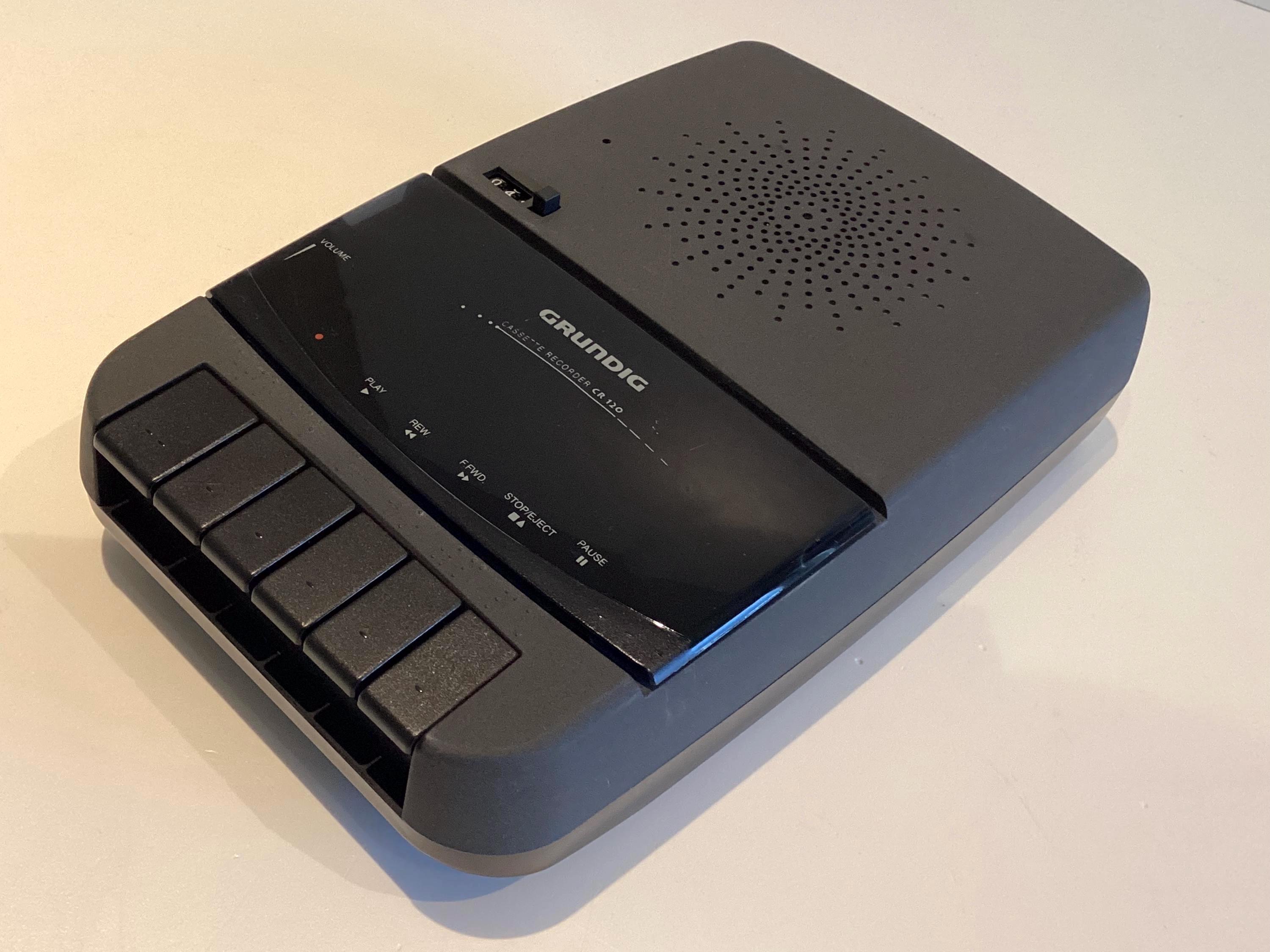 Vintage Cassette Recorder | Grundig CR 120 A 1985, Accessible Design, Tested Working — photo 3 of 11
