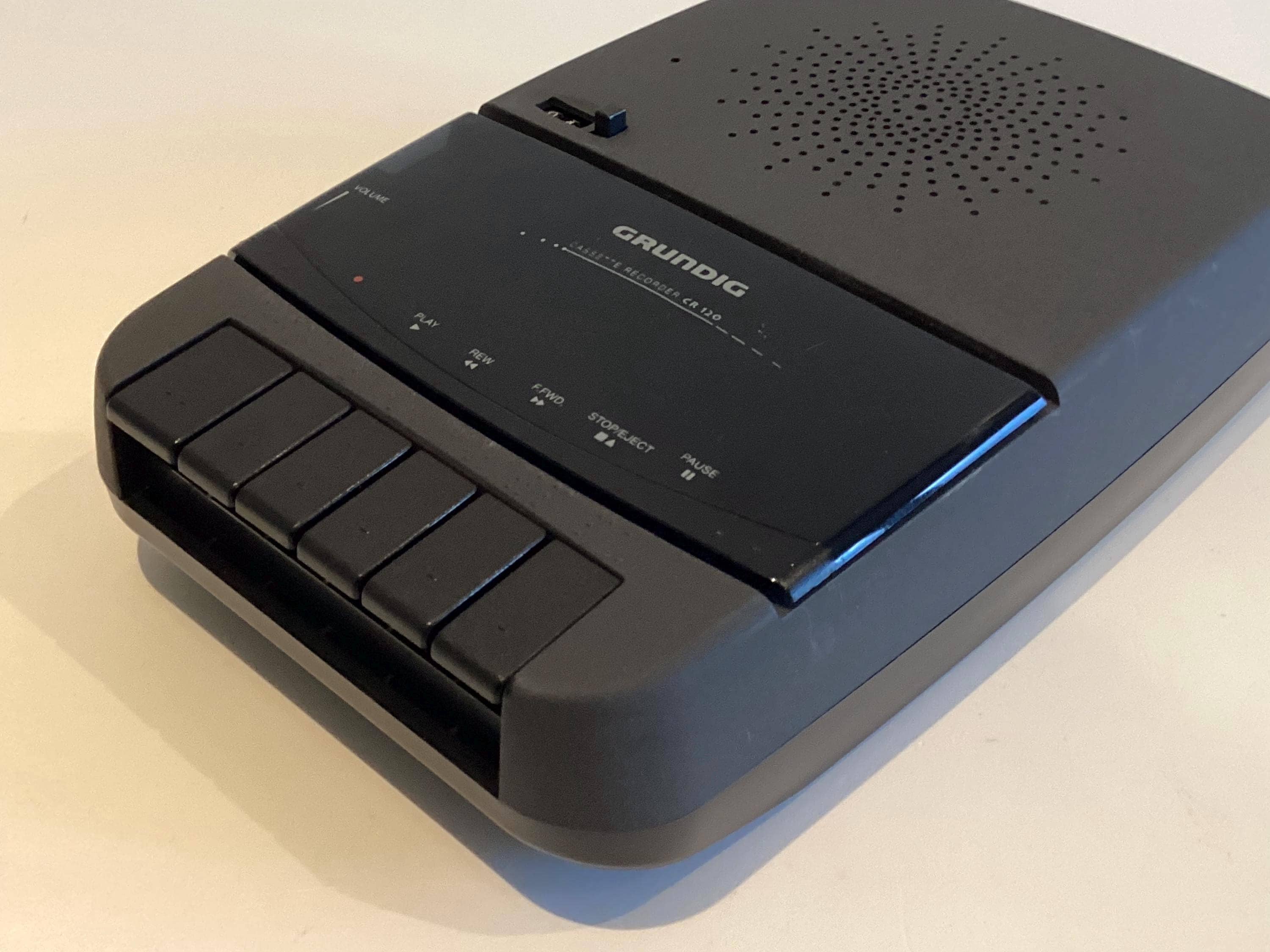 Vintage Cassette Recorder | Grundig CR 120 A 1985, Accessible Design, Tested Working — photo 8 of 11