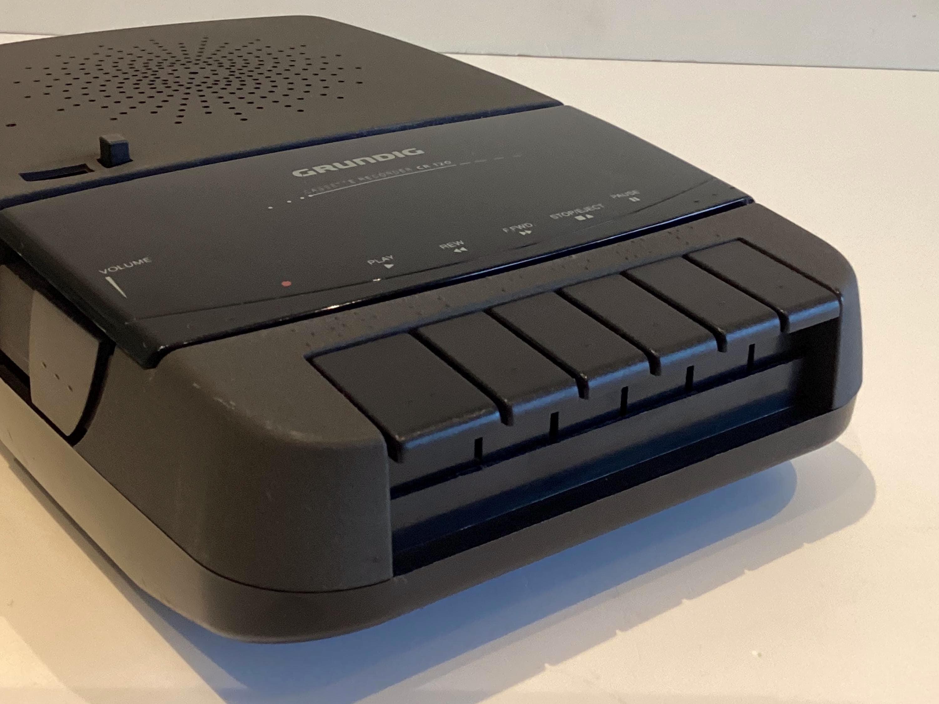 Vintage Cassette Recorder | Grundig CR 120 A 1985, Accessible Design, Tested Working — photo 9 of 11