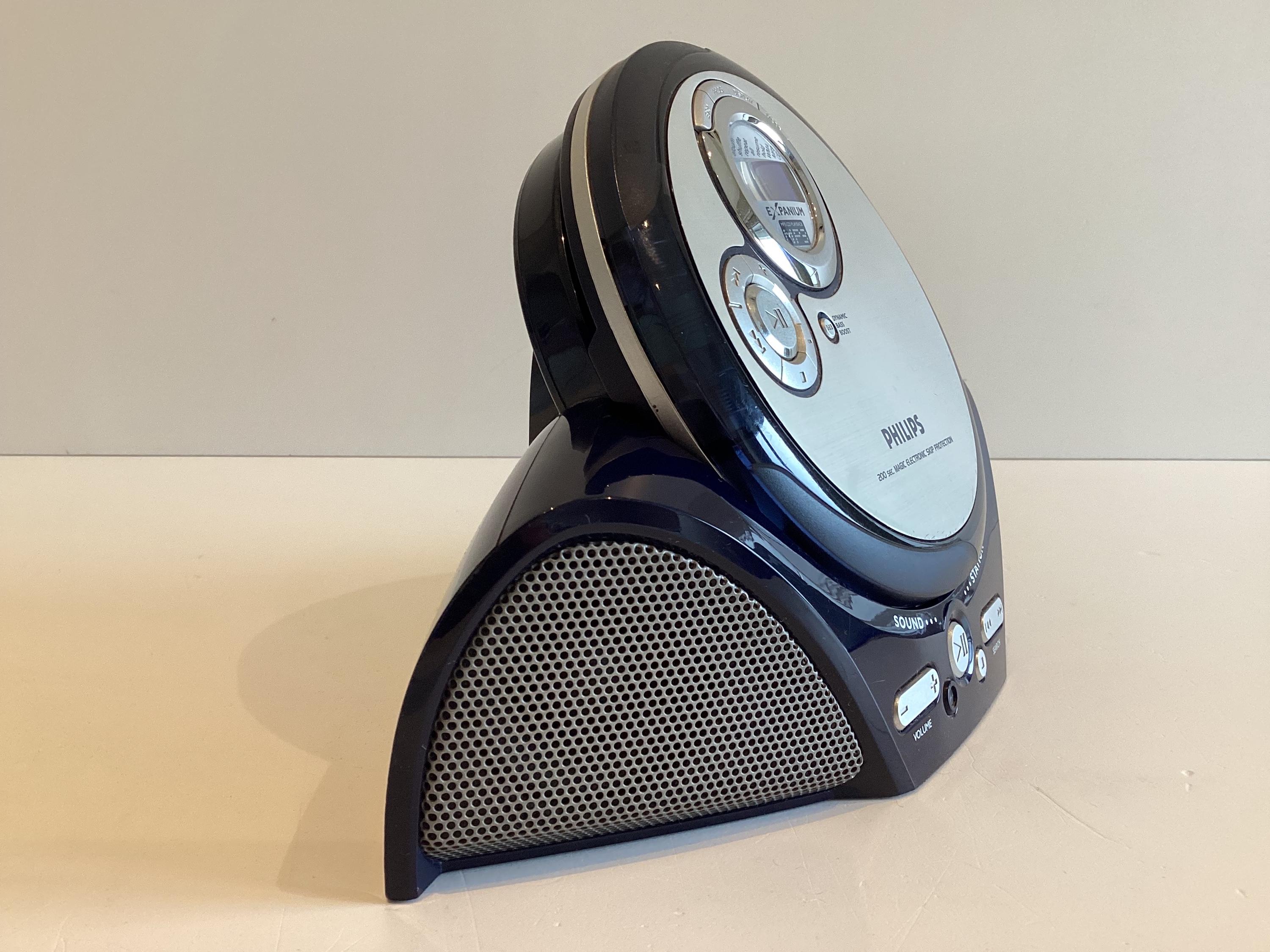 Vintage Boombox Philips Expanium EXP3373 MP3 CD Player Sound Station Base AY3870 Portable Working — photo 6 of 11