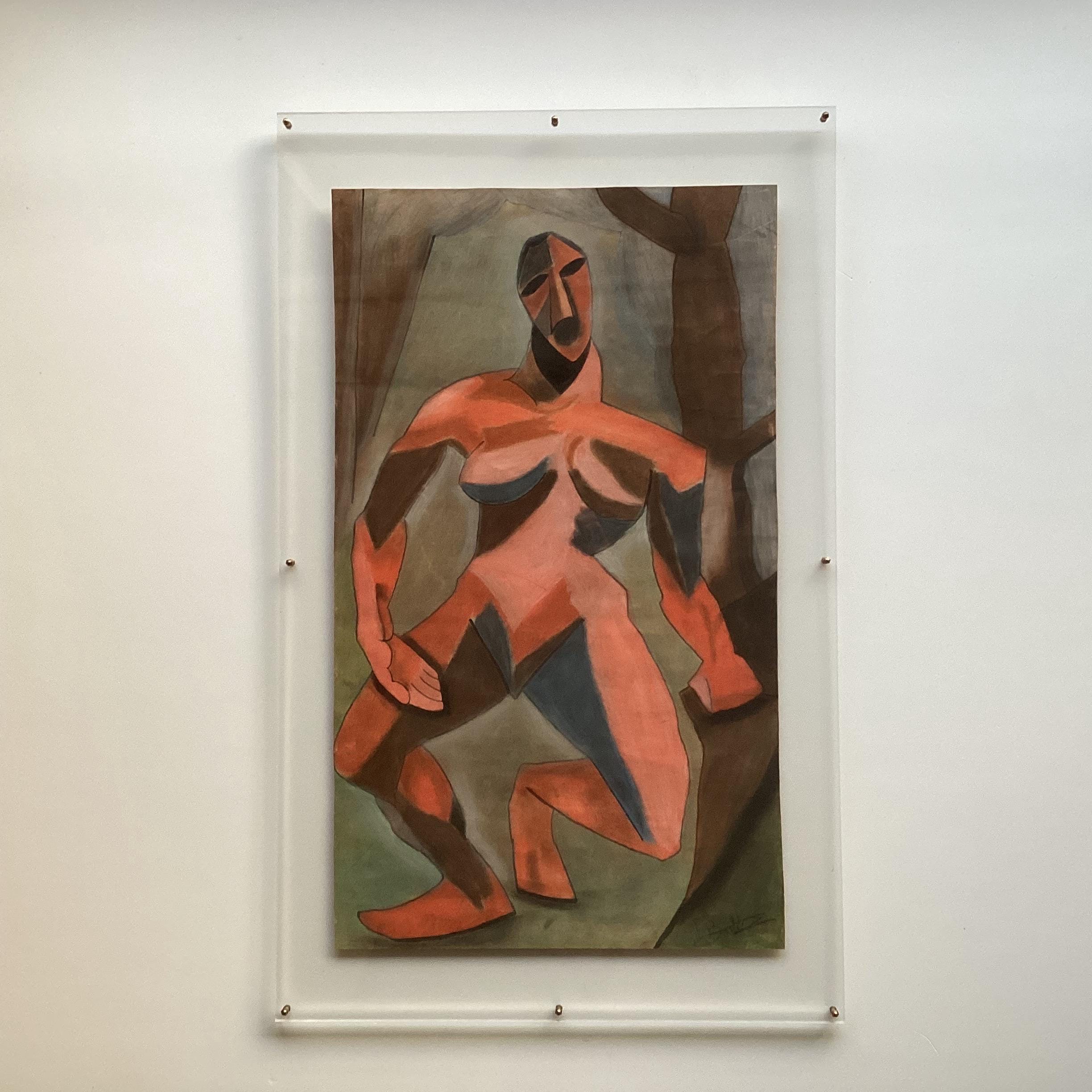 Art Painting Mike Bidlo Reproduction – The Dryad (After Picasso), 1980s Hand Painted — photo 2 of 8