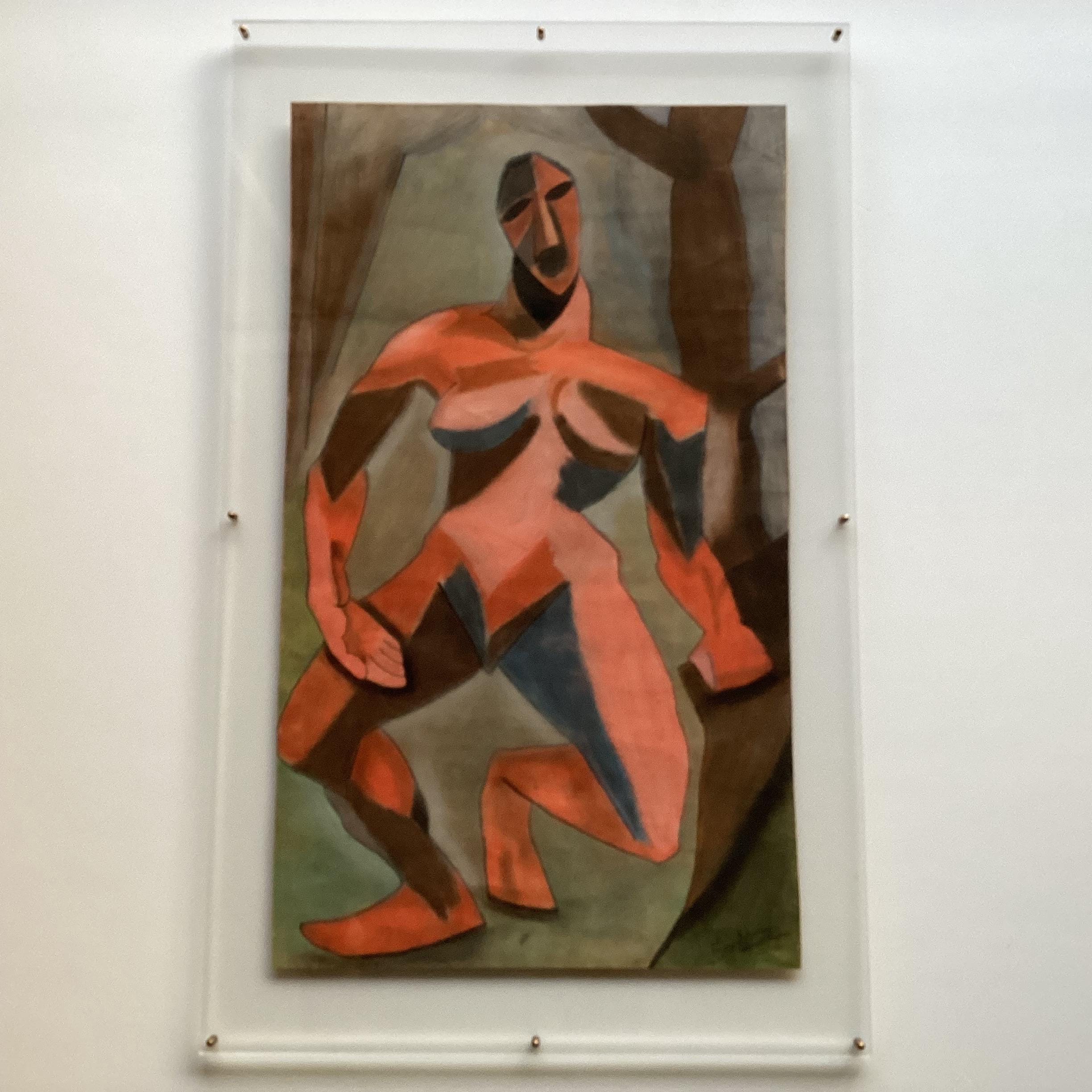 Art Painting Mike Bidlo Reproduction – The Dryad (After Picasso), 1980s Hand Painted — photo 3 of 8