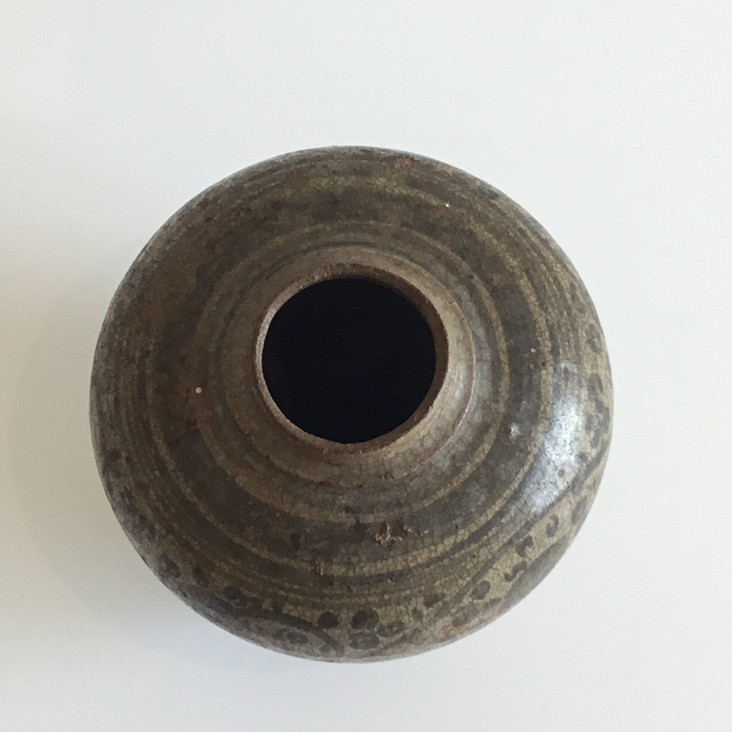 Vintage Collectible Rare Vase (15th Century) Thai Kalong Ware – Northern Thailand Pottery — photo 4 of 11