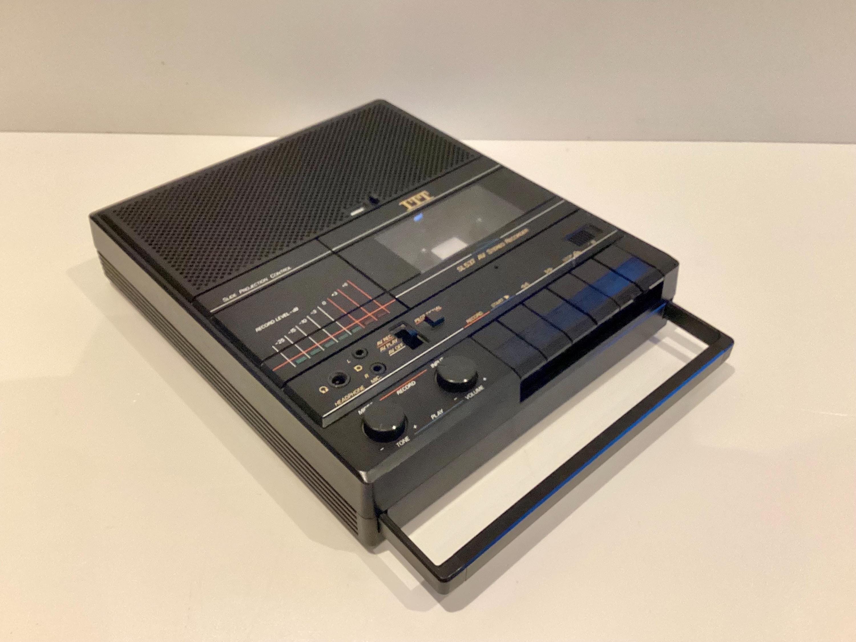 Vintage Cassette Recorder ITT Nokia SL 537 A (1980s), Stereo Portable, Slide Projector Control, Working — photo 4 of 10