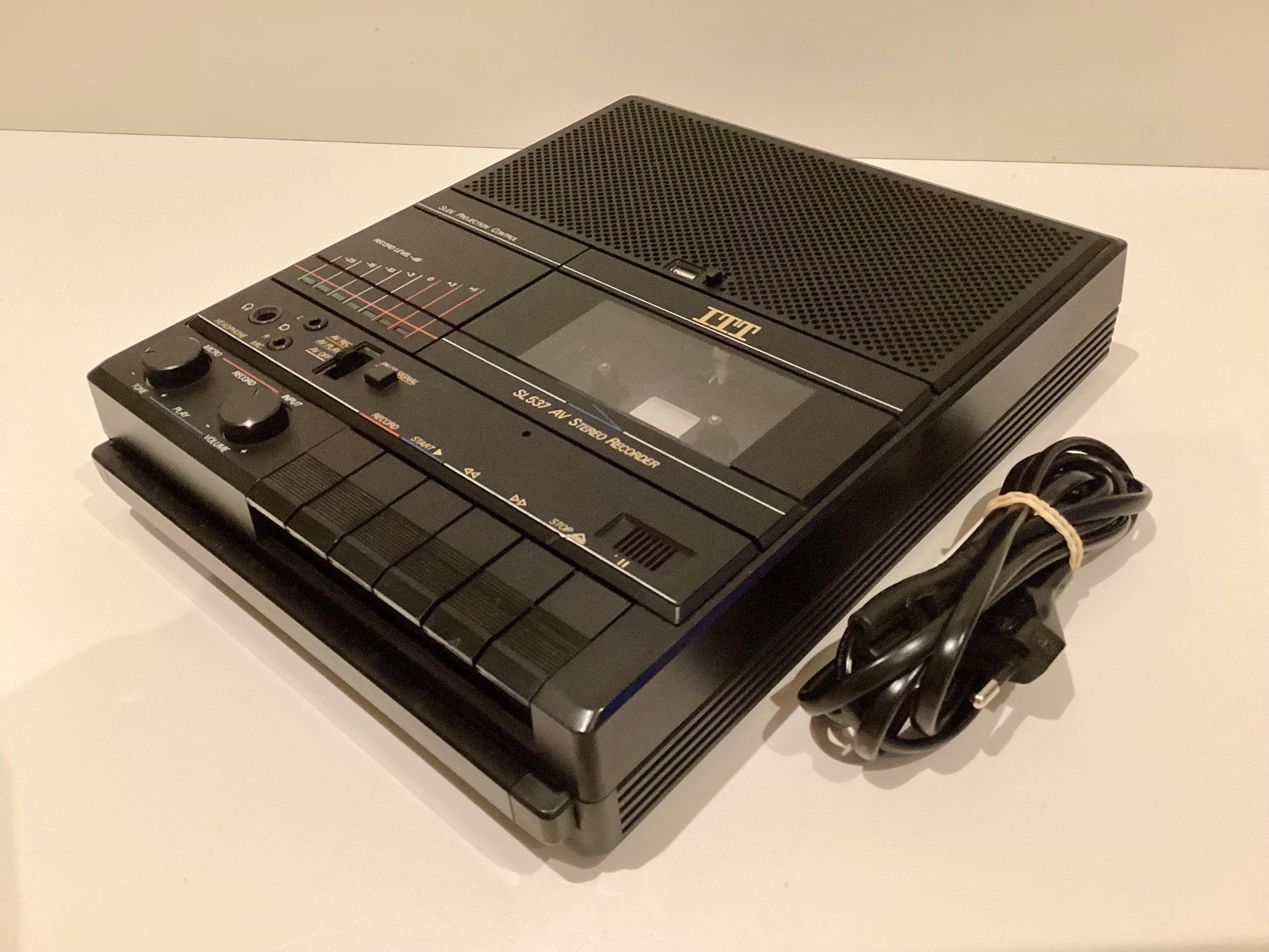 Vintage Cassette Recorder ITT Nokia SL 537 A (1980s), Stereo Portable, Slide Projector Control, Working — photo 8 of 10