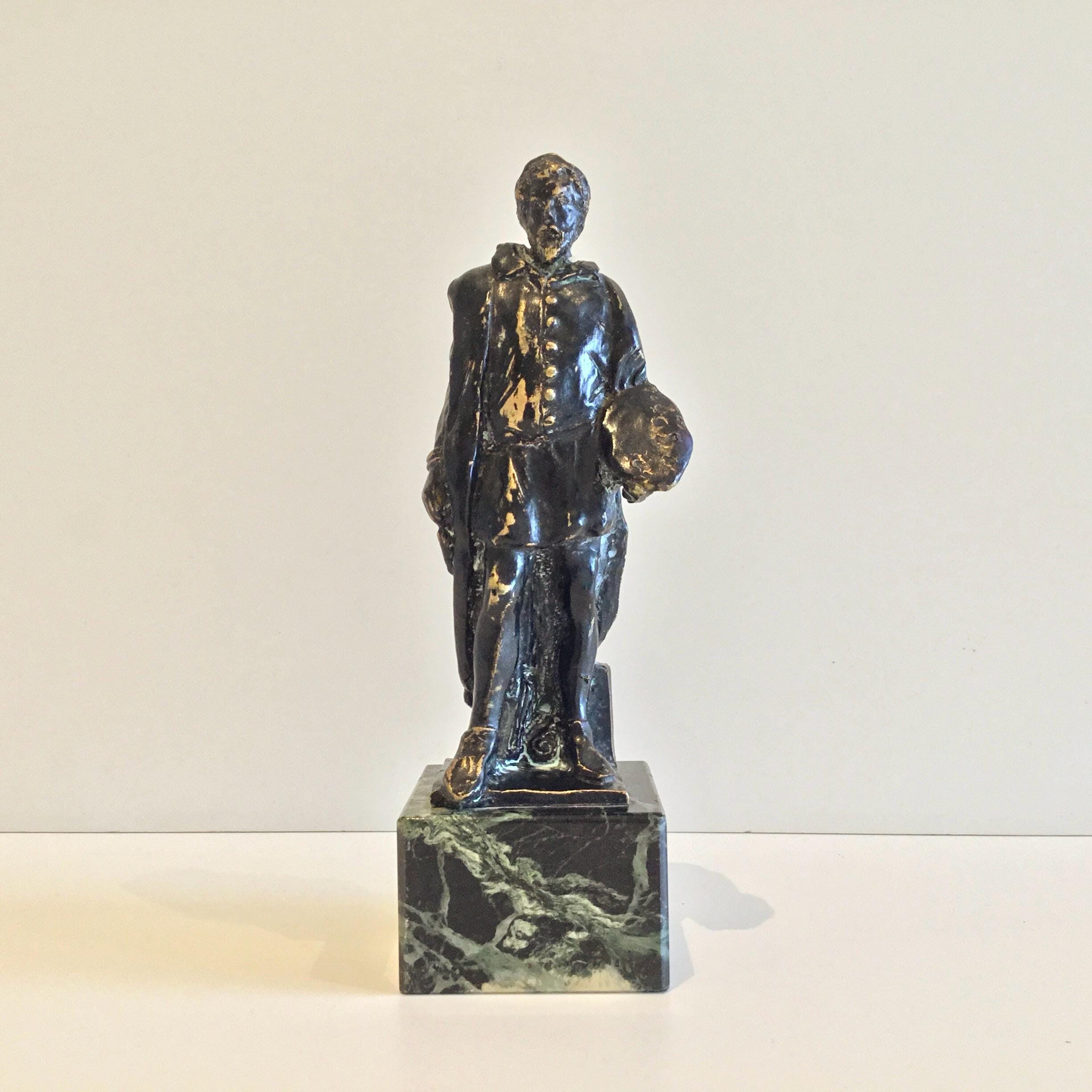 Vintage Italian Statuette – “Correggio” by Tirabassi (1950s, Florence) — photo 2 of 7