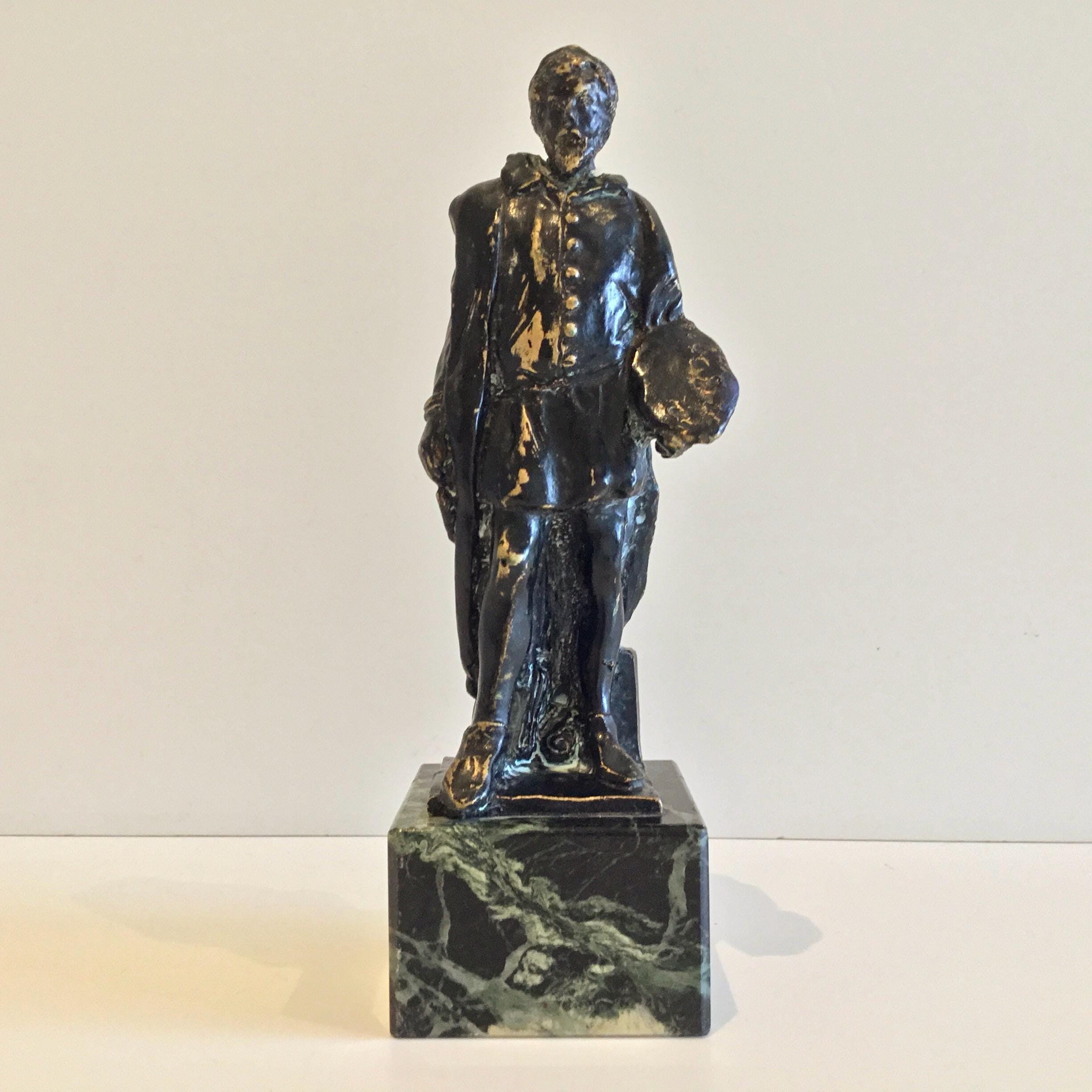 Vintage Italian Statuette – “Correggio” by Tirabassi (1950s, Florence) — photo 3 of 7