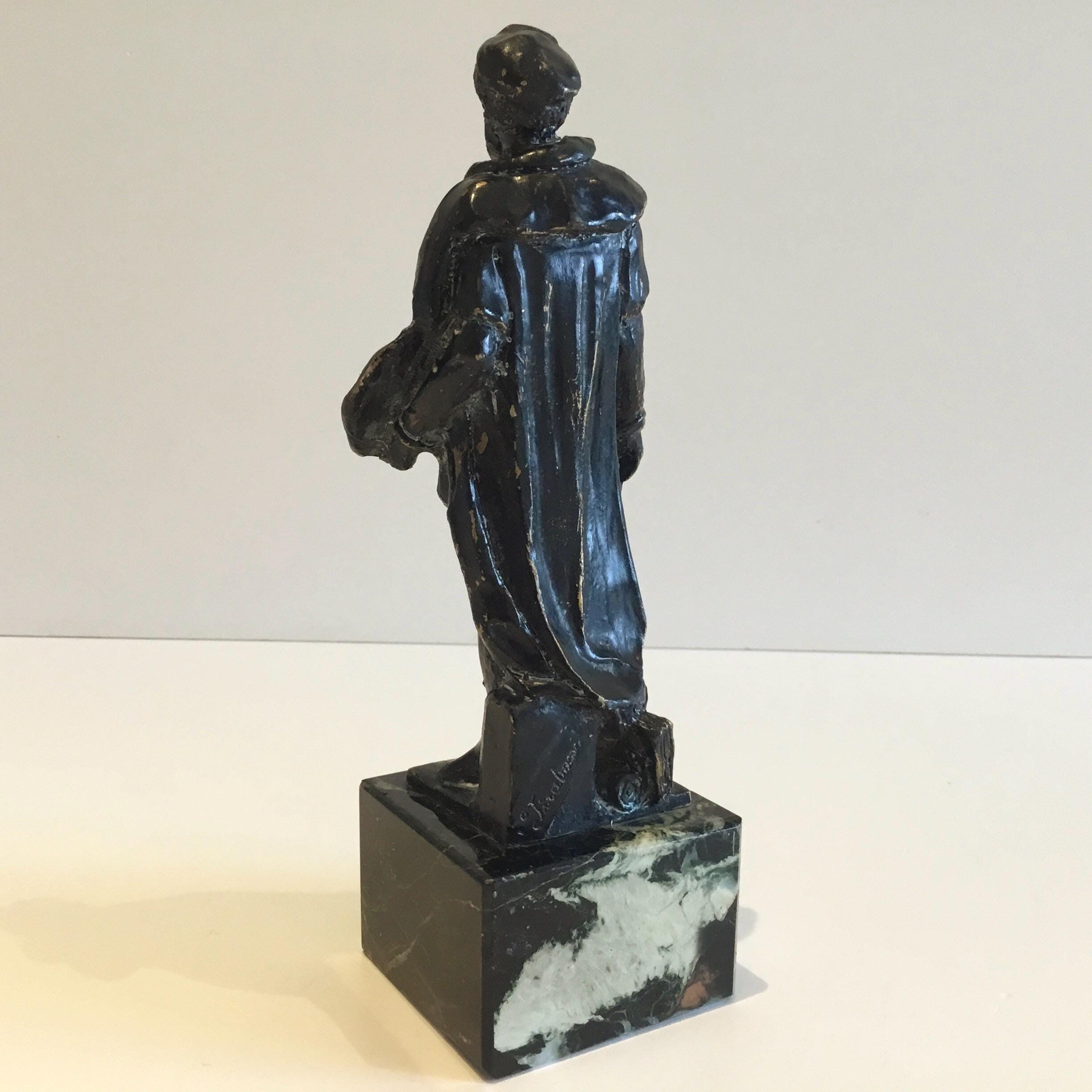 Vintage Italian Statuette – “Correggio” by Tirabassi (1950s, Florence) — photo 4 of 7