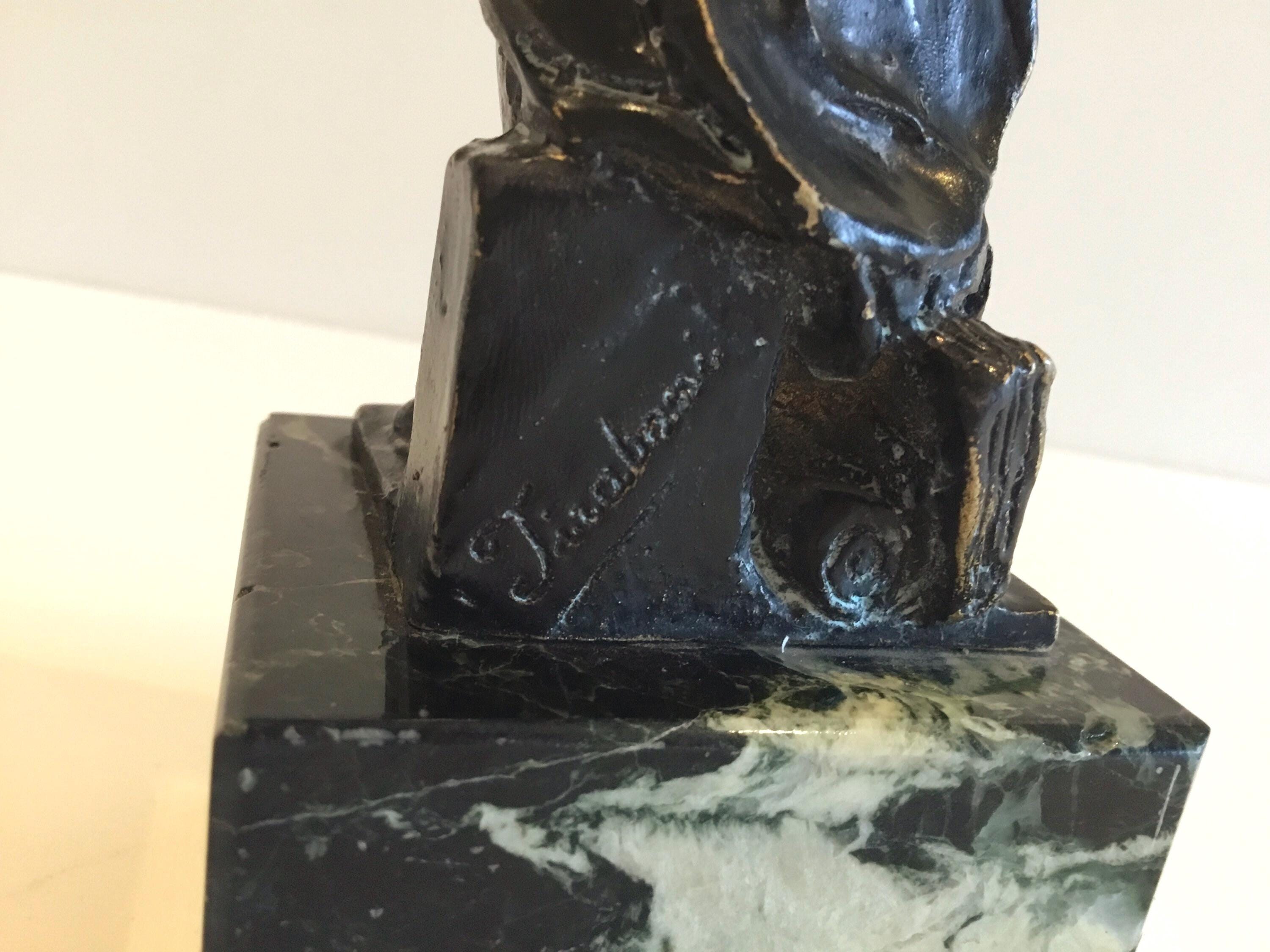 Vintage Italian Statuette – “Correggio” by Tirabassi (1950s, Florence) — photo 5 of 7