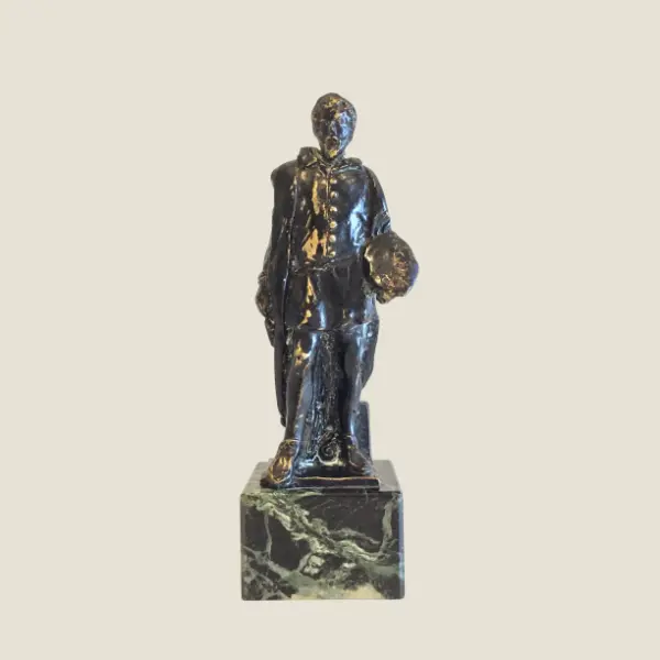 Vintage Italian Statuette – “Correggio” by Tirabassi (1950s, Florence)