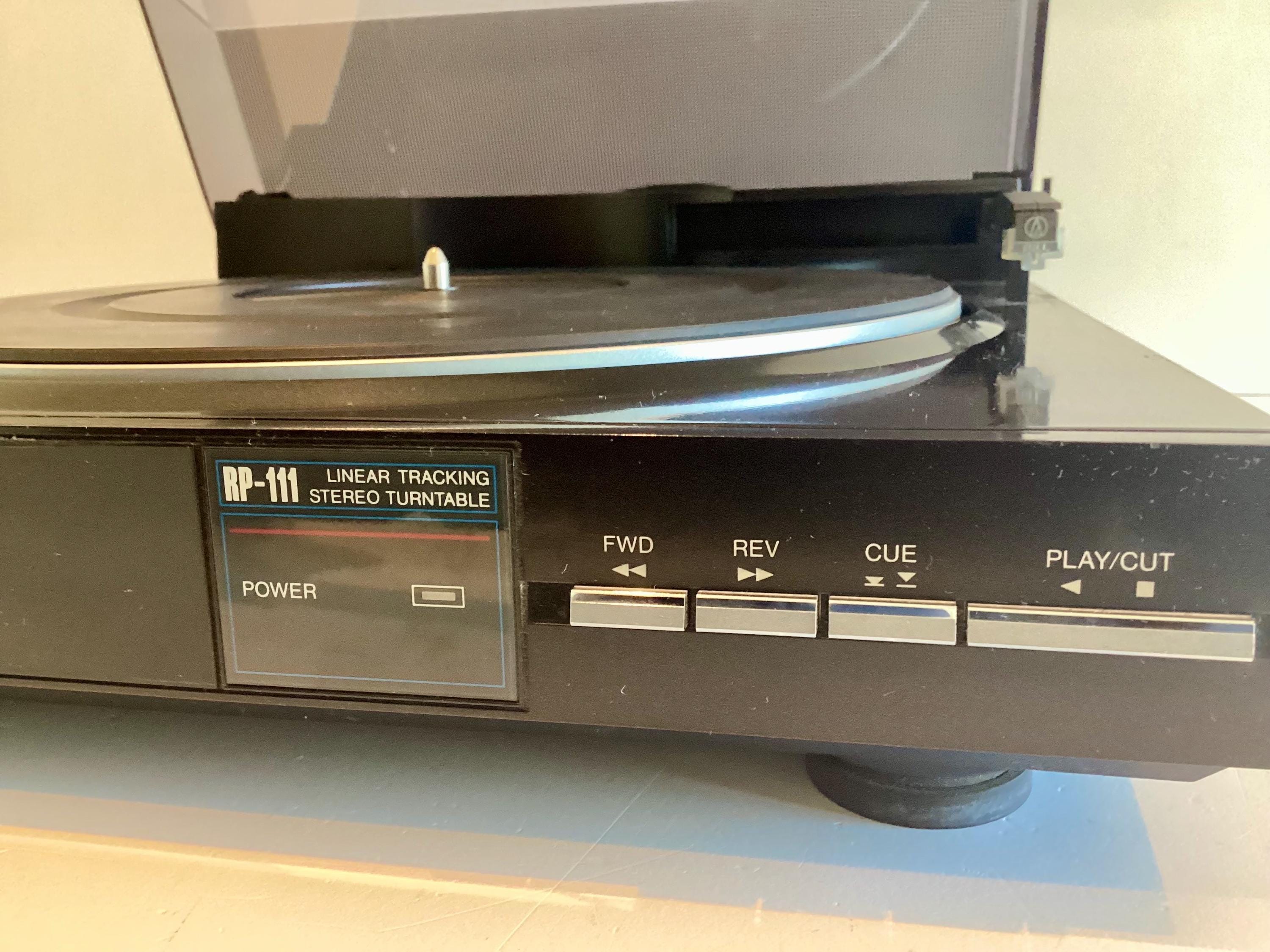 Vintage Sharp Stereo System Turntable Cassette Receiver SA-111 RT-111 RP-111 Made in Japan — photo 10 of 11