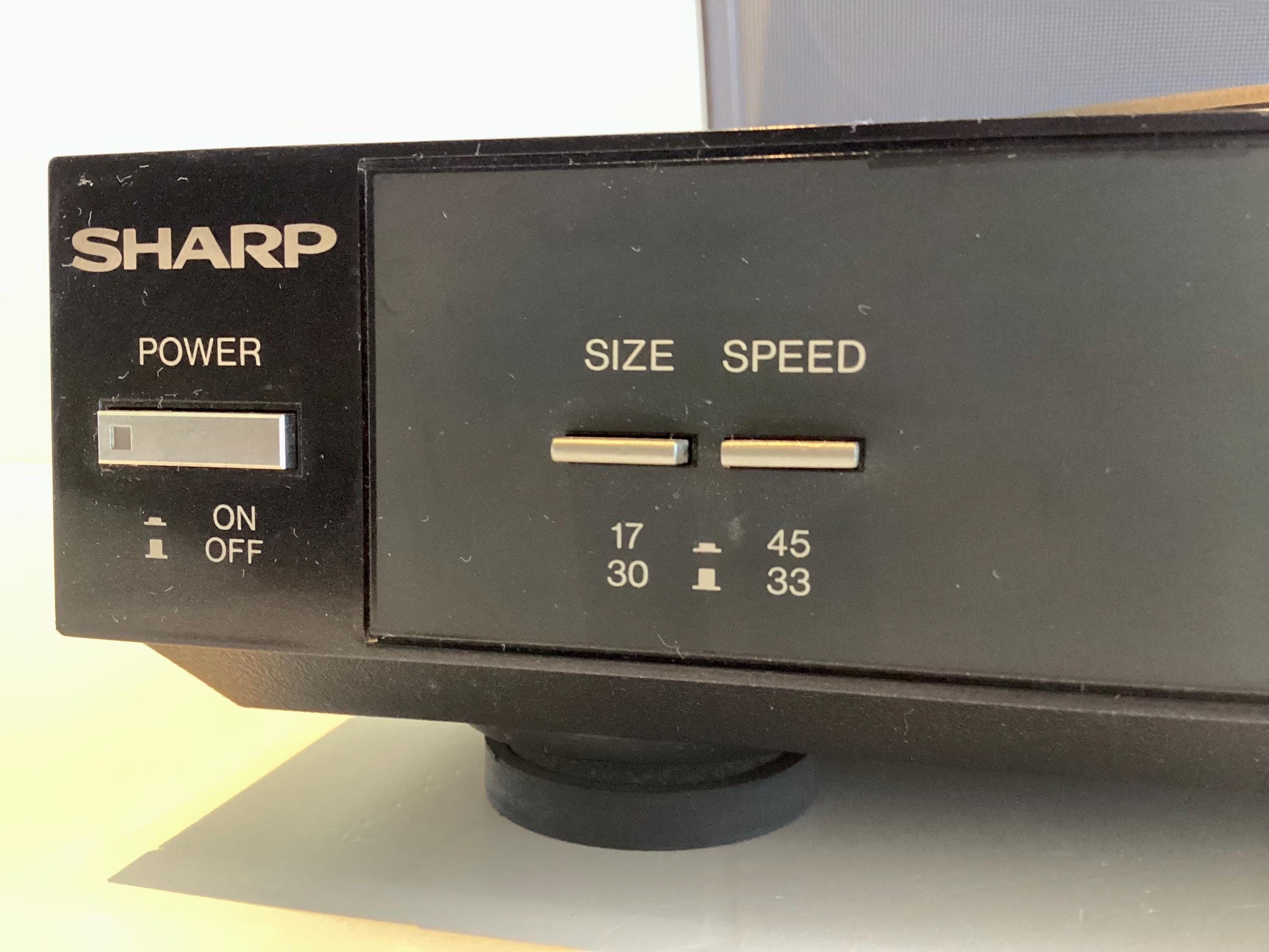 Vintage Sharp Stereo System Turntable Cassette Receiver SA-111 RT-111 RP-111 Made in Japan — photo 5 of 11