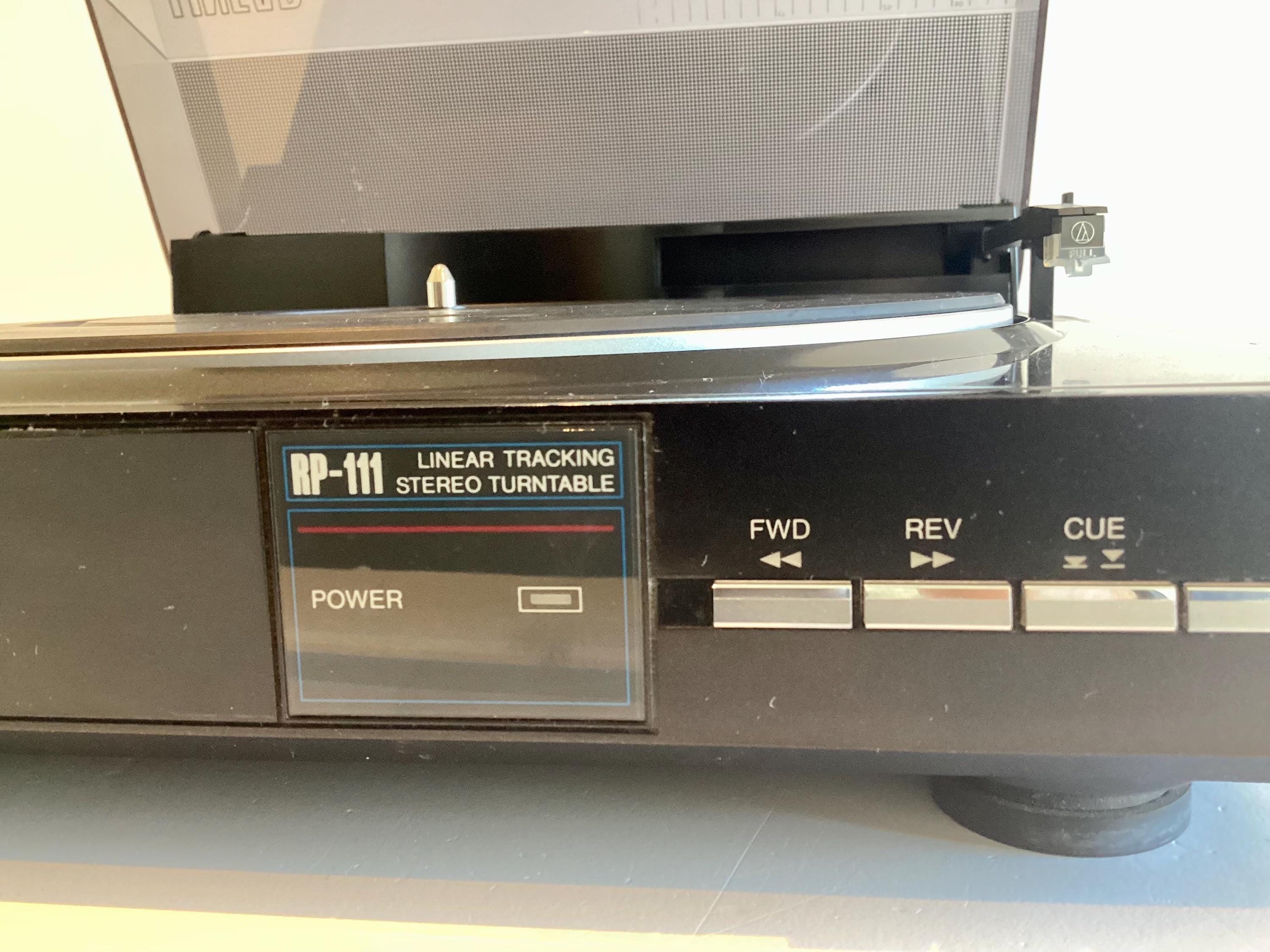 Vintage Sharp Stereo System Turntable Cassette Receiver SA-111 RT-111 RP-111 Made in Japan — photo 7 of 11