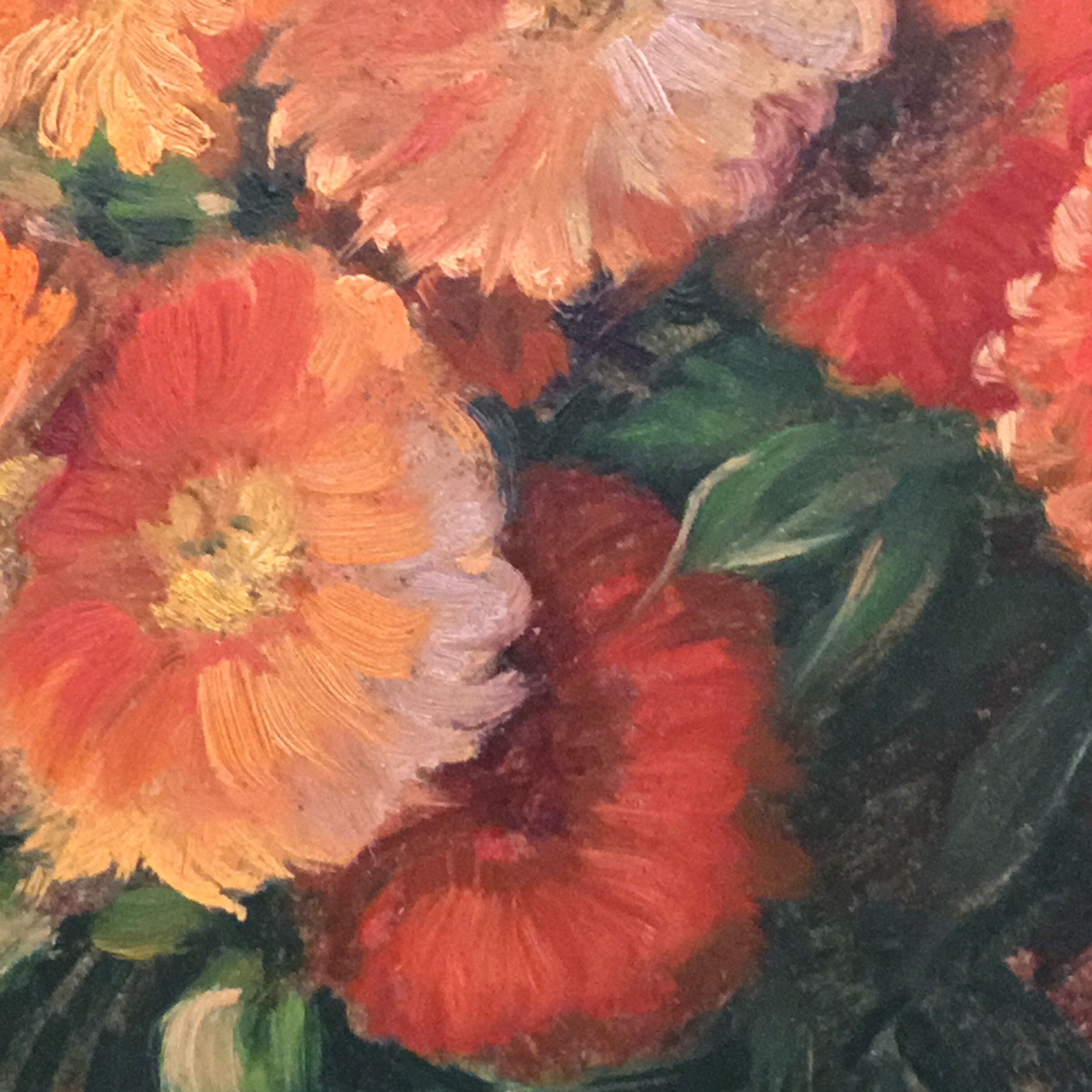 Vintage Painting – Mixed Floral Composition (1960s) Robert Lombaert — photo 7 of 9