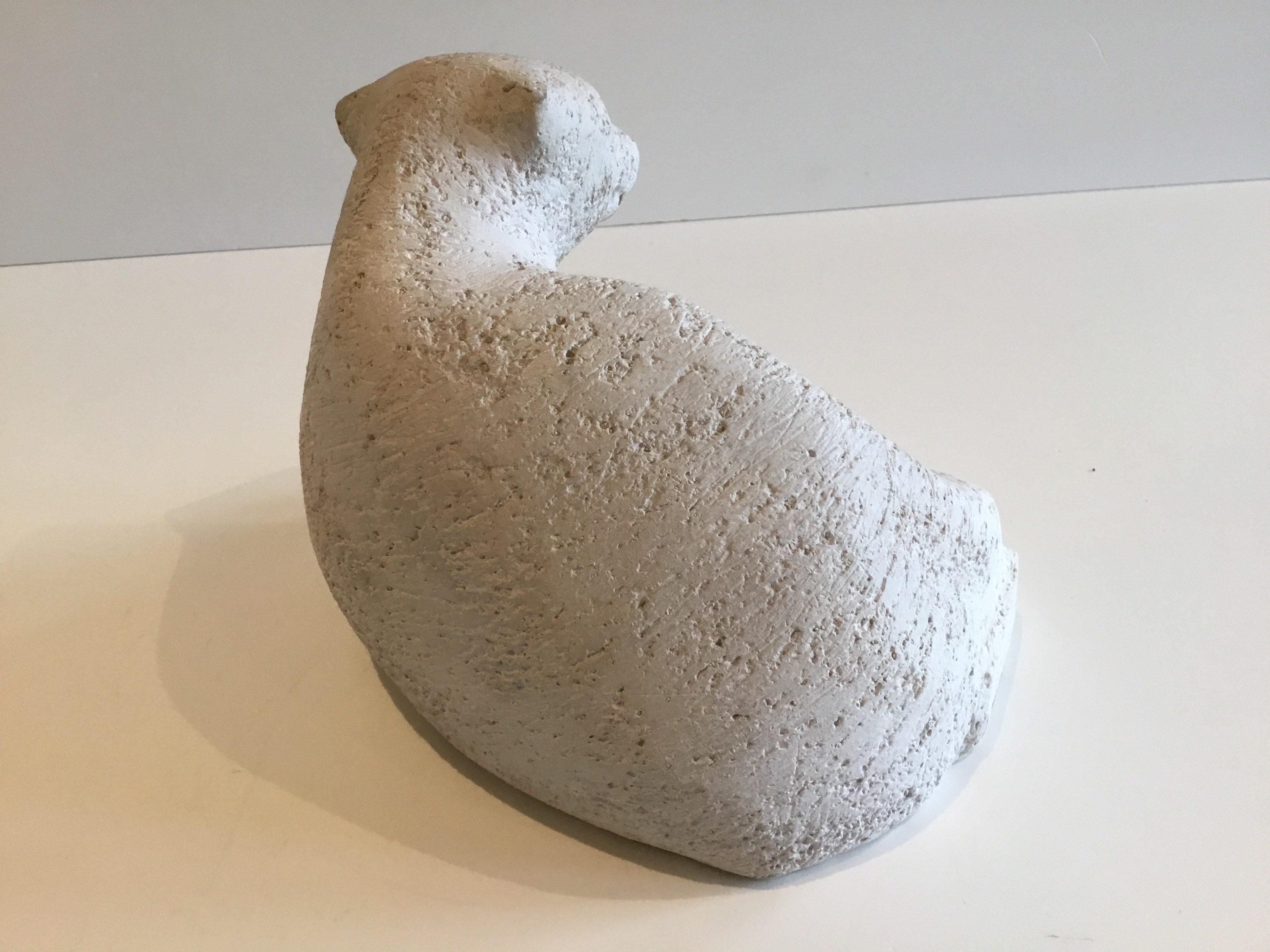 Vintage  Sculpture – Signed L. Wallemack (1970s) French Art Figurine — photo 7 of 10
