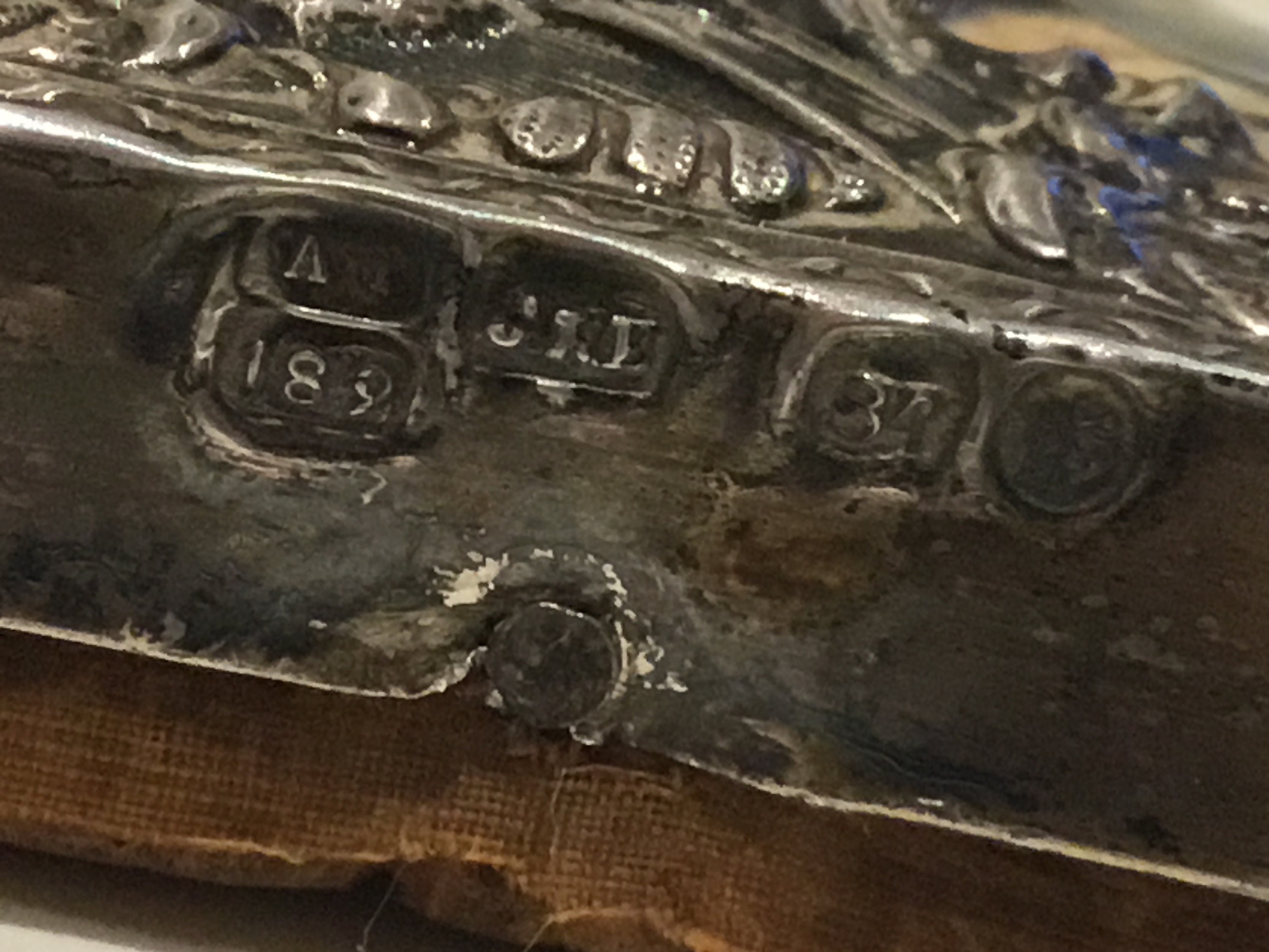 Antique Icon | 1890 Jesus Christ Pantocrator, Silver Riza Hallmarked — photo 6 of 9