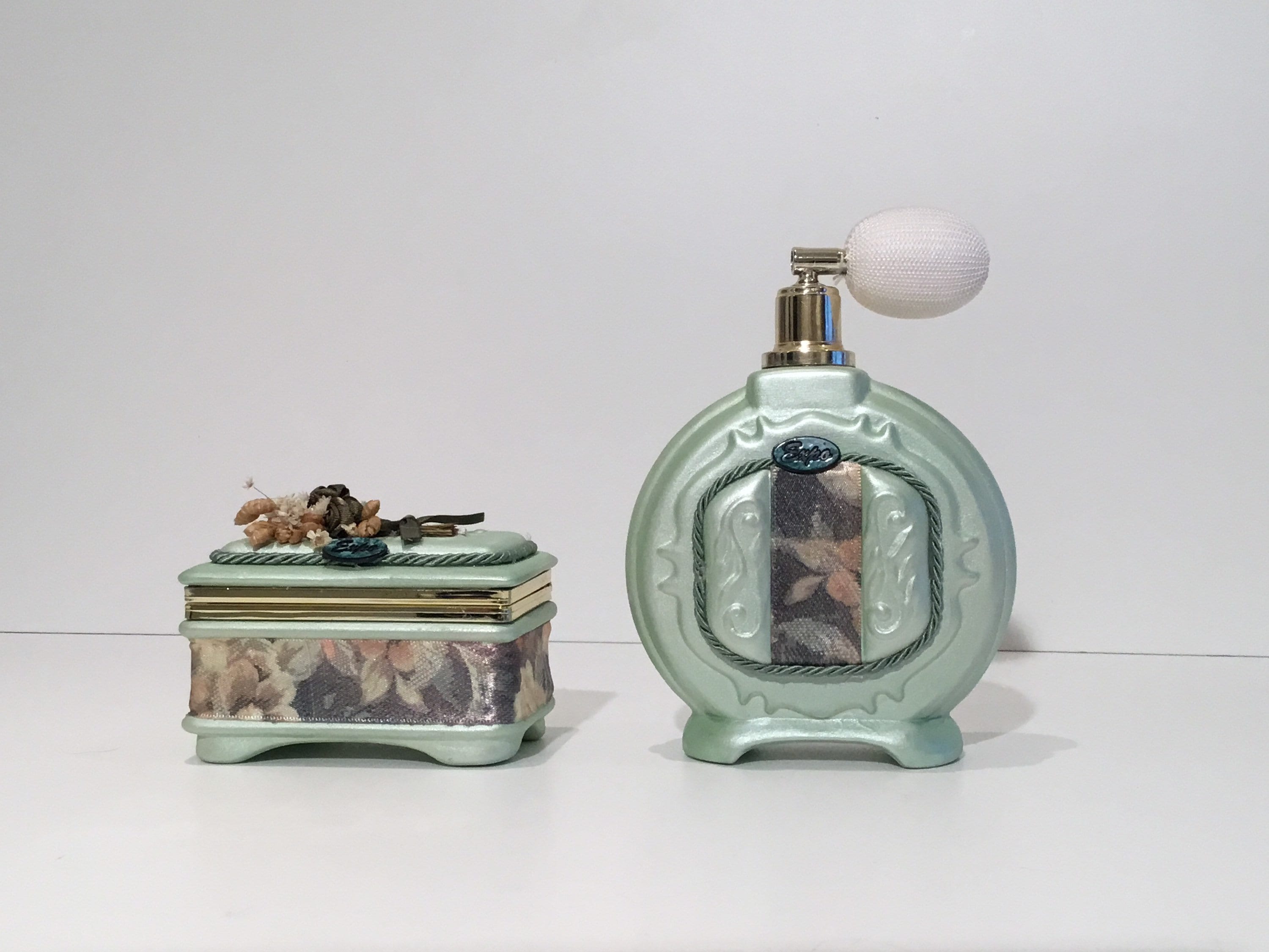 Vintage Capodimonte Box And Perfume Holder | 1950s Made In Italy — photo 2 of 7