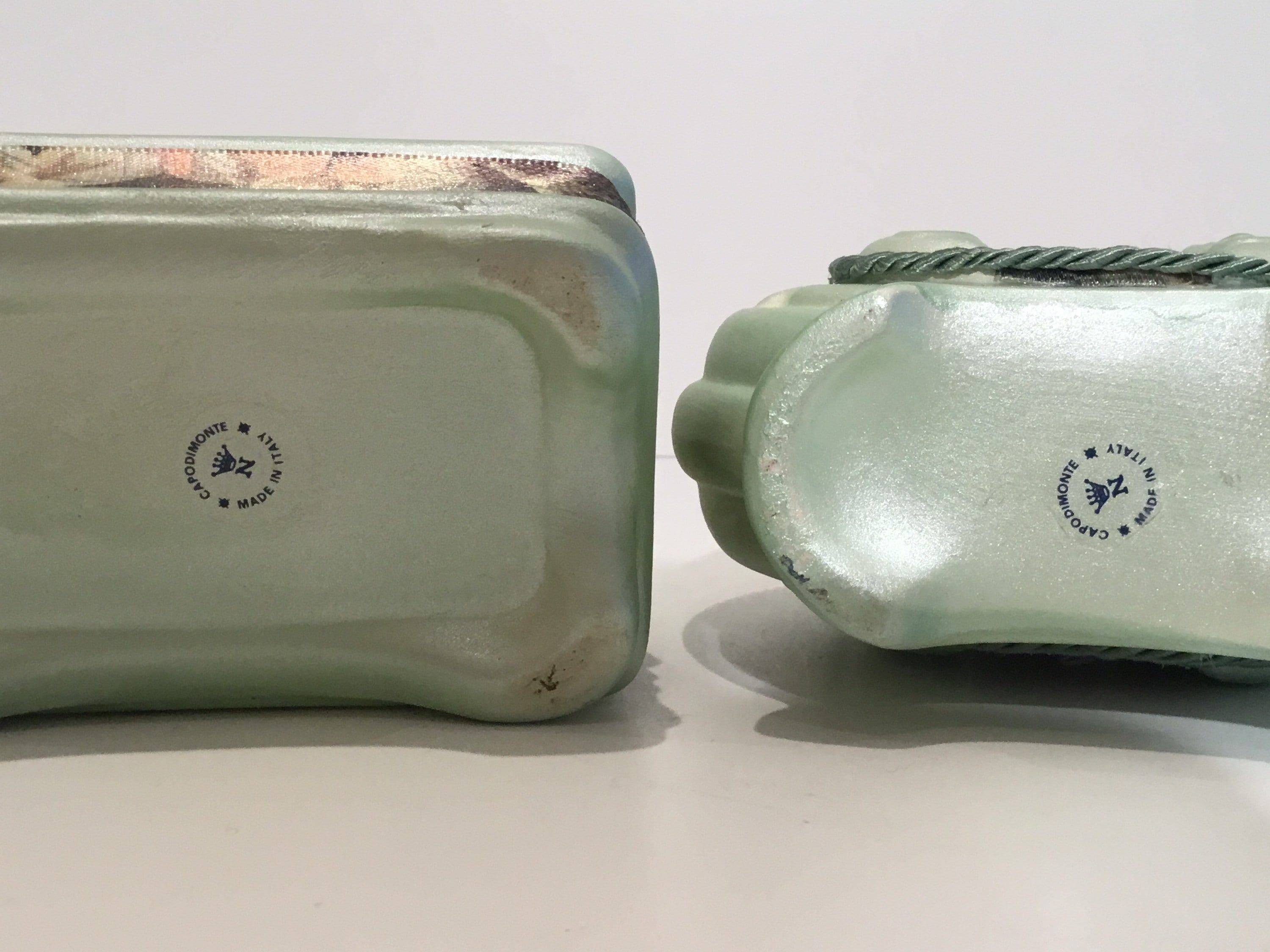 Vintage Capodimonte Box And Perfume Holder | 1950s Made In Italy — photo 7 of 7