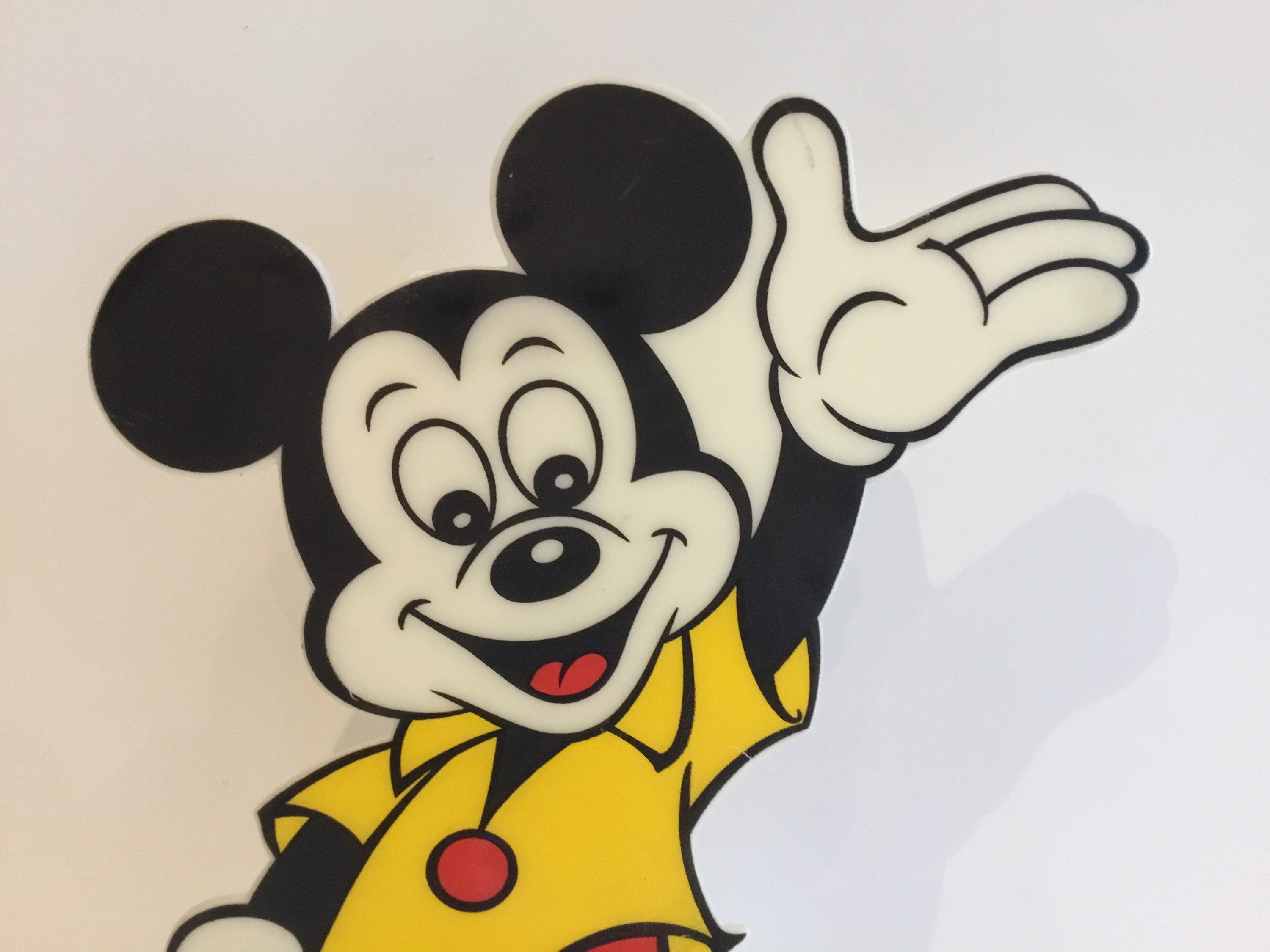Mickey Mouse Wall Lamp - PVC (1970s) Walt Disney — photo 7 of 11