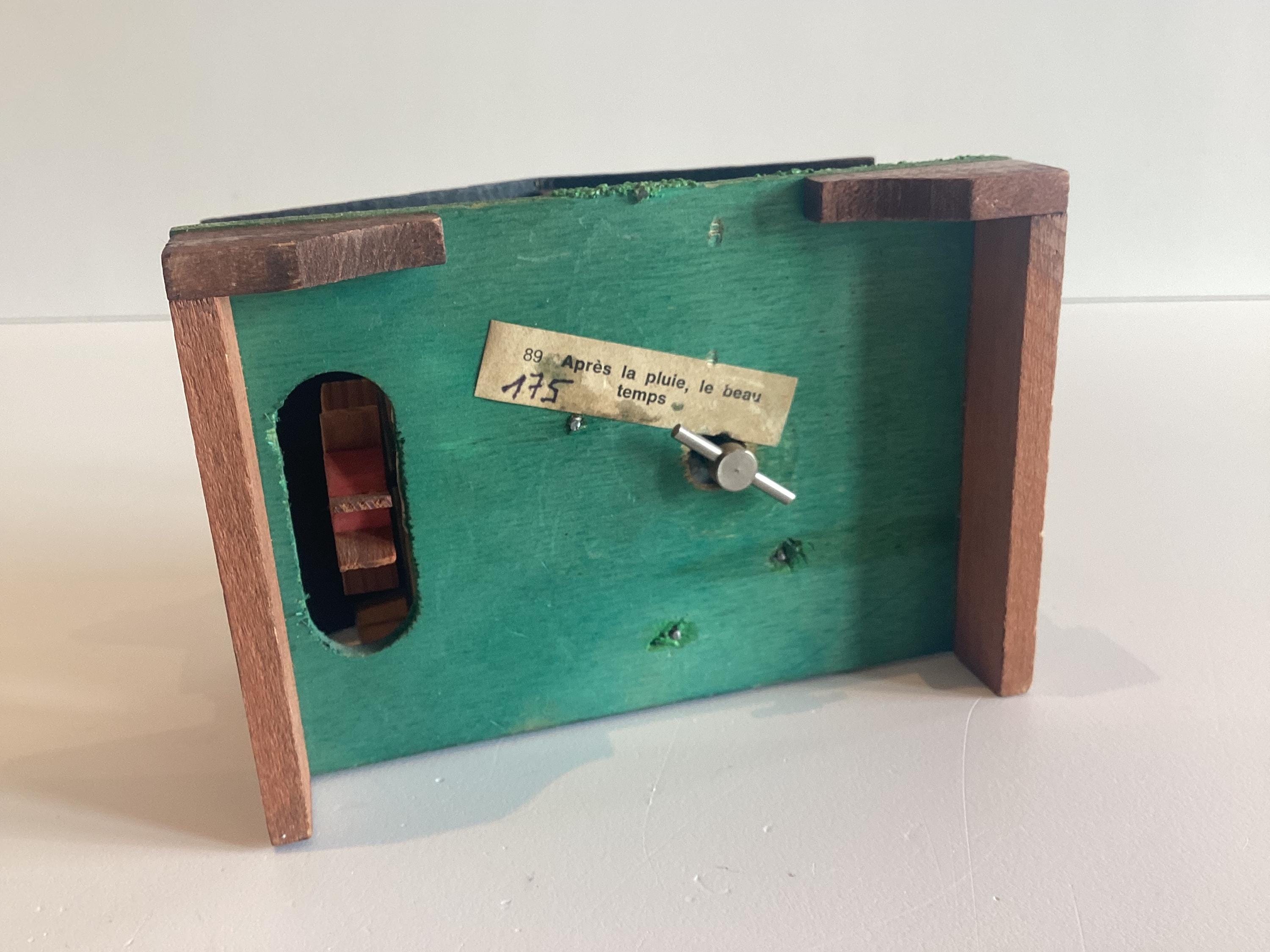 Vintage Music Box (1950s) Working Windmill Swiss Movement Collectible Chalet — photo 9 of 9