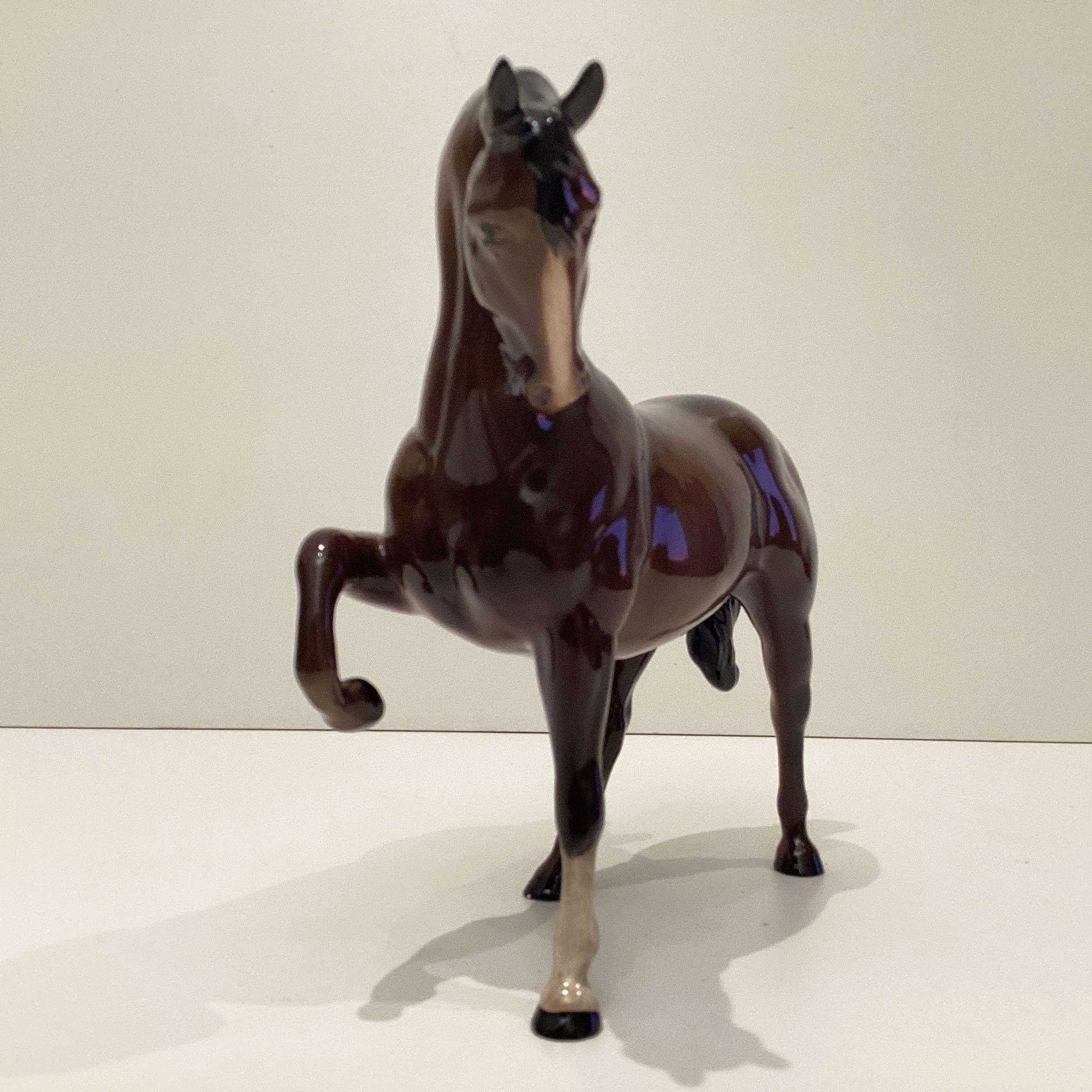 Vintage Porcelain Horse | Royal Doulton 1950s English Figurine, Hand Painted Statue — photo 5 of 9