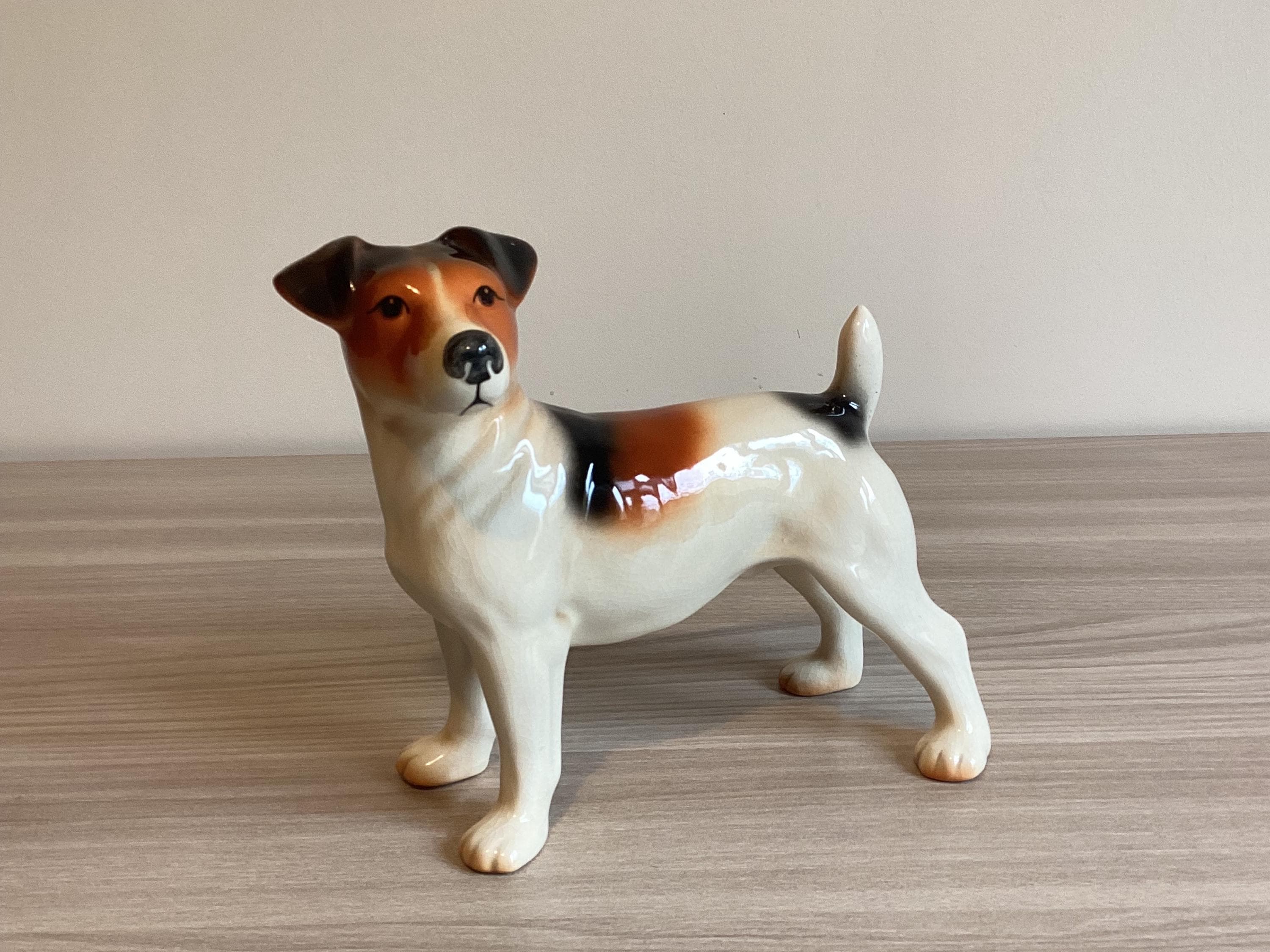 Vintage Dog Figurine – Jack Russell Terrier (1960s) Melba Ware England — photo 2 of 7
