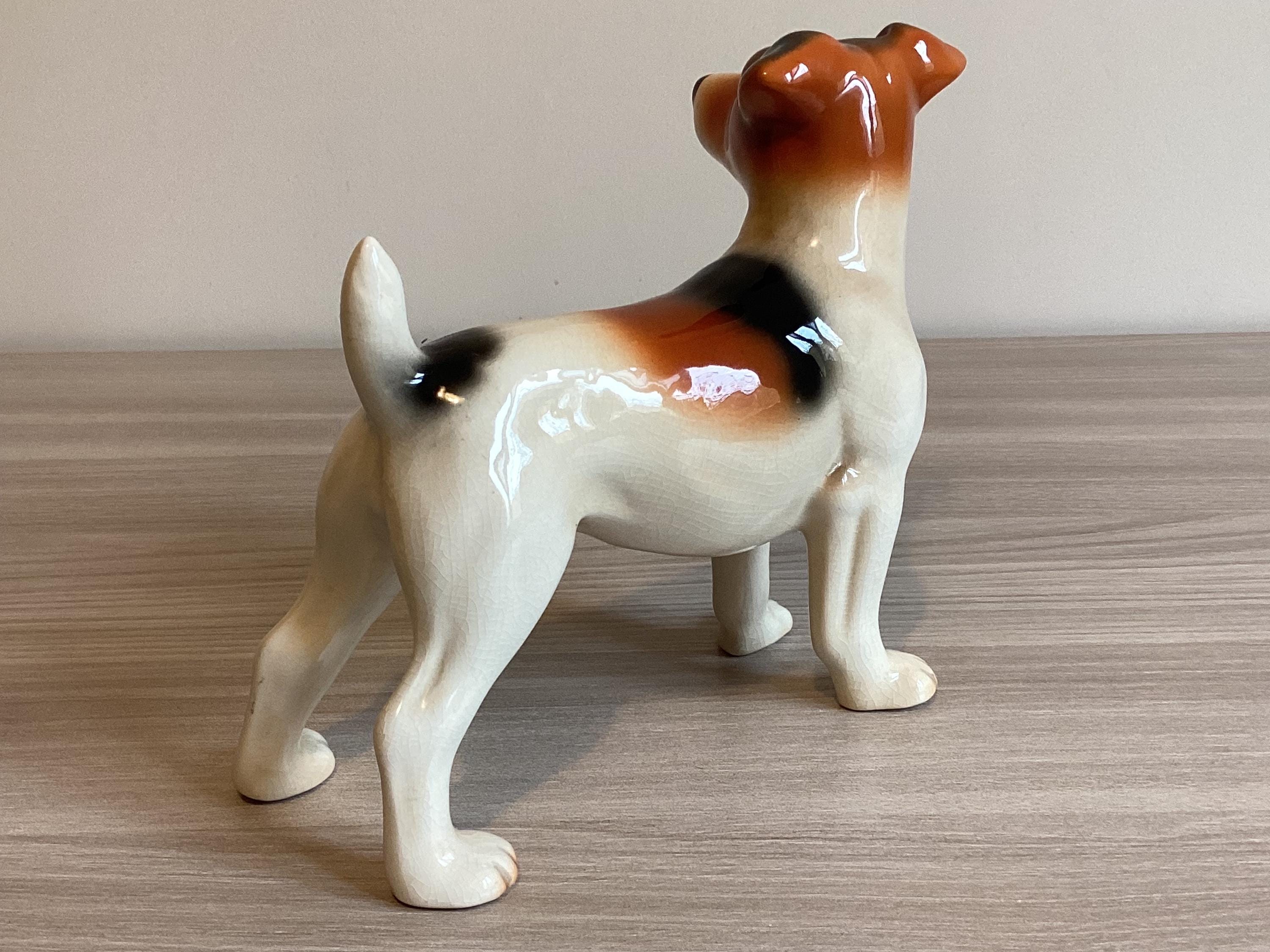 Vintage Dog Figurine – Jack Russell Terrier (1960s) Melba Ware England — photo 5 of 7